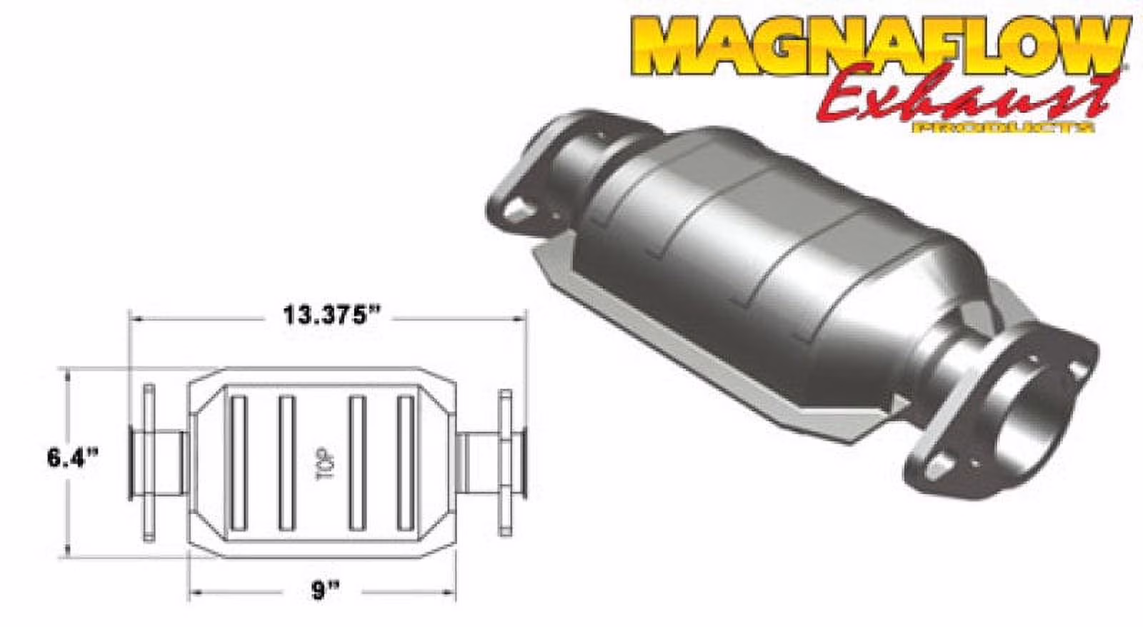 MagnaFlow 23347 - Catalytic Converter Fits select: 1991-1994 MERCURY CAPRI, 1994-1997 FORD ASPIRE
