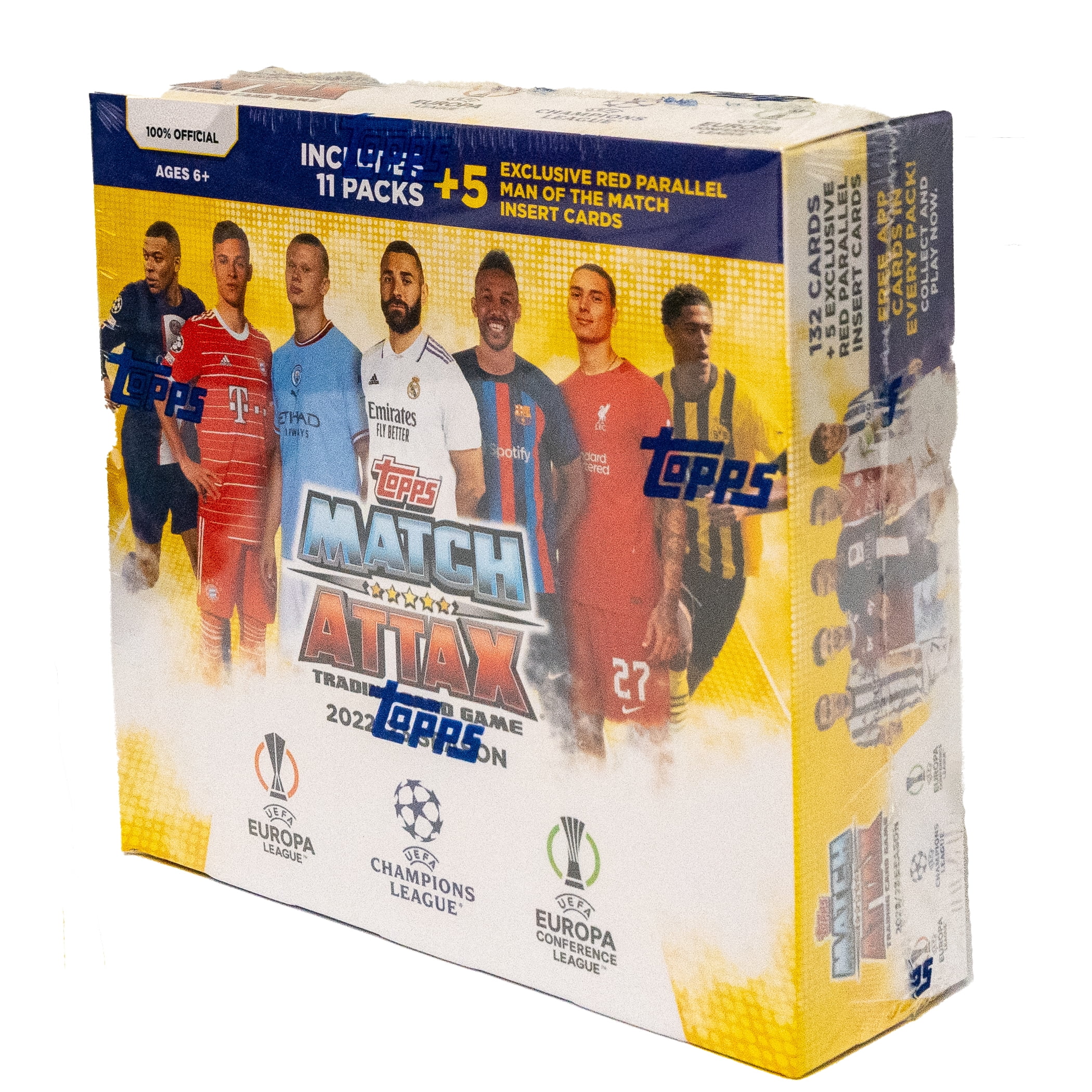 2022 Topps Uefa Match Attax Monster Box Soccer Trading Cards