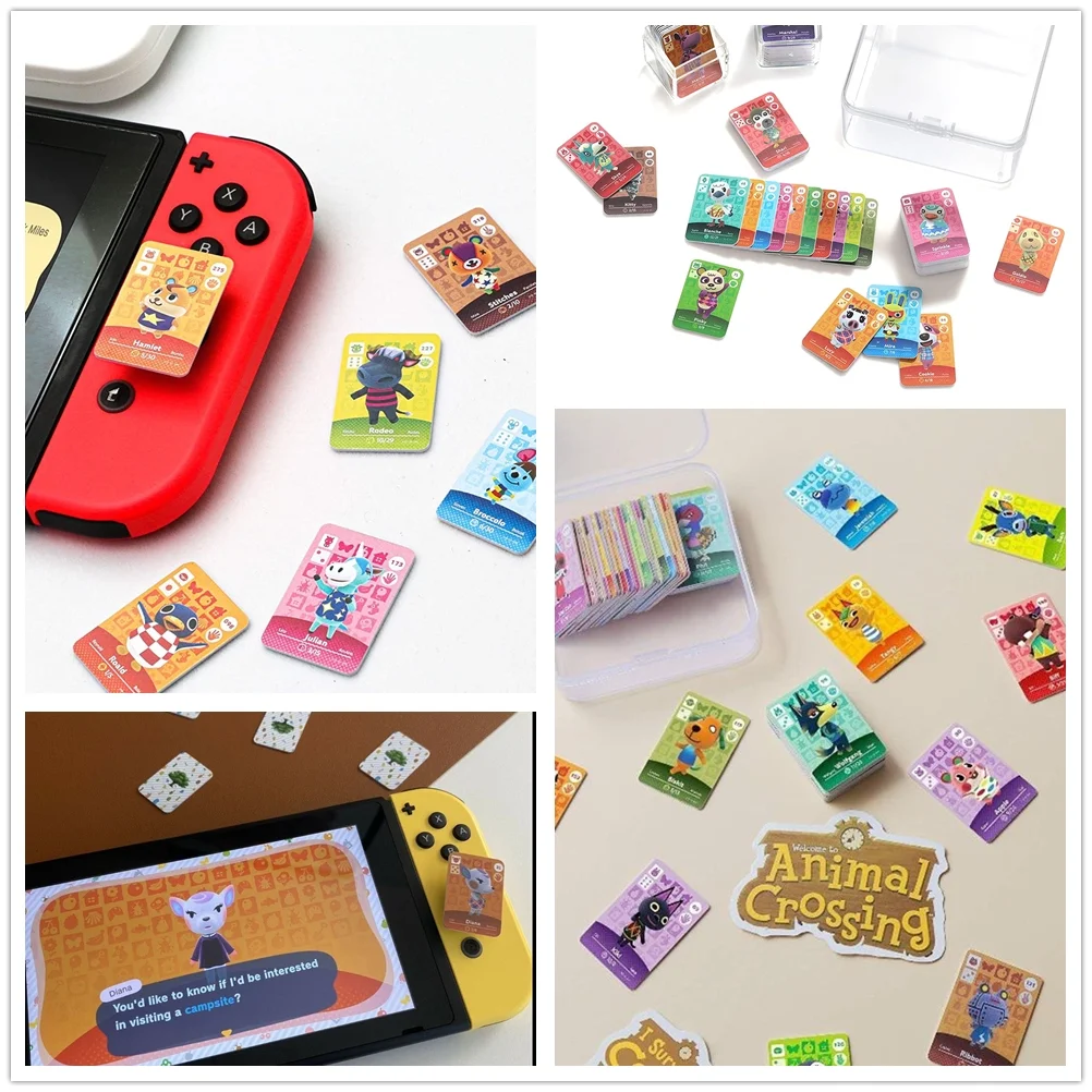 Series 1 Animal Crossing Amiibo Cards. 106-Pcs New Horizons Villagers Cards Fits Switch Games Animal Crossing New Horizons.