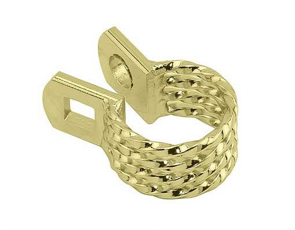 bike Lowrider Twisted Seatpost Clamp Outer Diameter 25.4mm 600 Gold.bicycle Seatpost