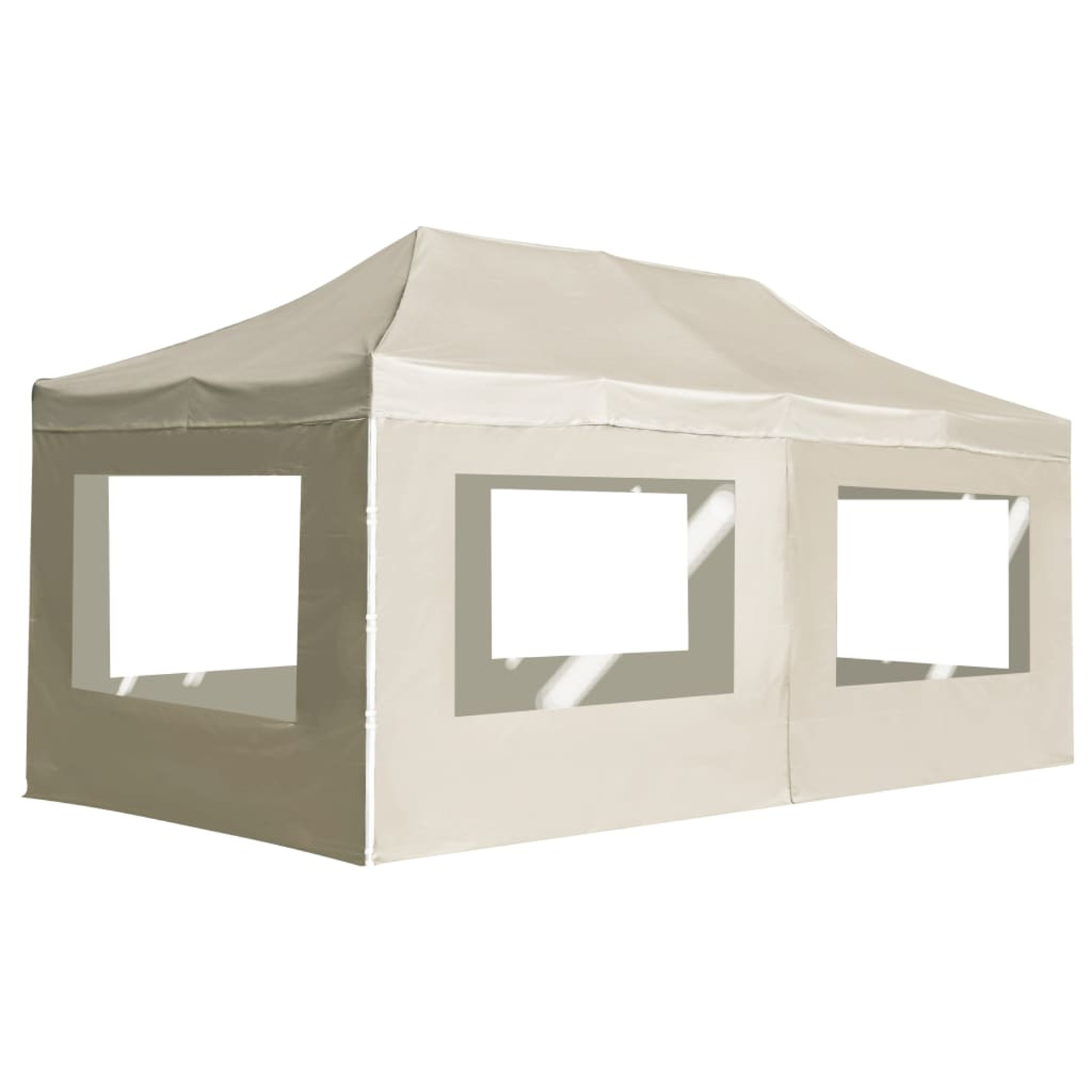 Carevas Professional Folding Party Tent with Walls Aluminum 19.7'x9.8'