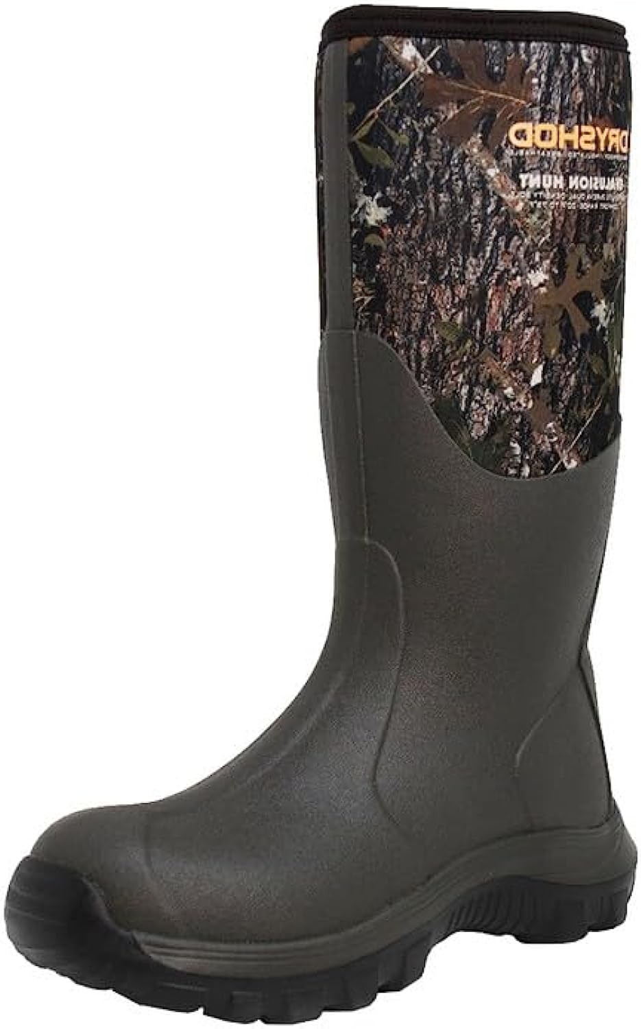 Dryshod Evalusion Hunt Camo/Bark Waterproof Footwear W/ Dureva - Size 12