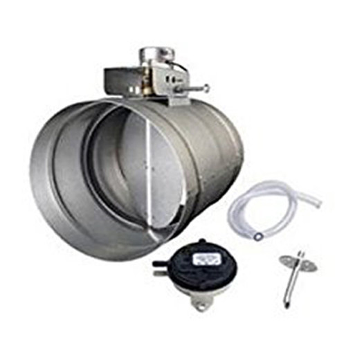 Broan MD10TU 10 Inch Universal Automatic Make-Up Air Damper with Pressure Sensor Kit