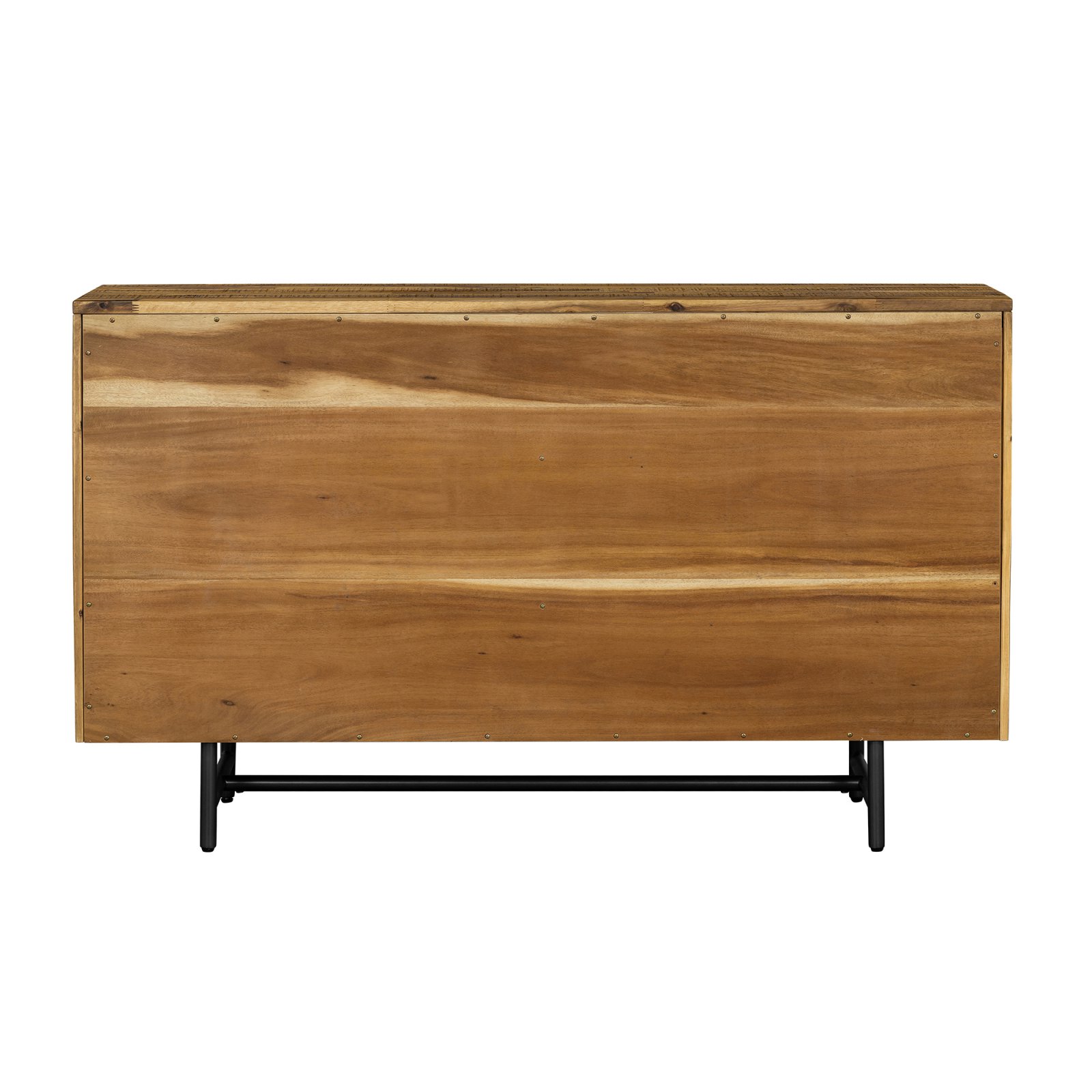 Armen Living Cusco 6-Drawer Modern Wood Dresser in Acacia Brown