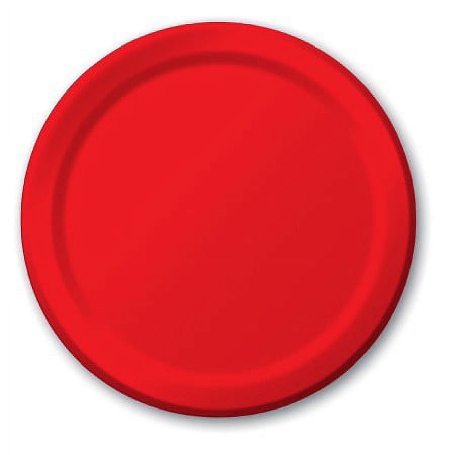 Party Central Club Pack of 240 Classic Red Paper Party Banquet Dinner Plates 10.25