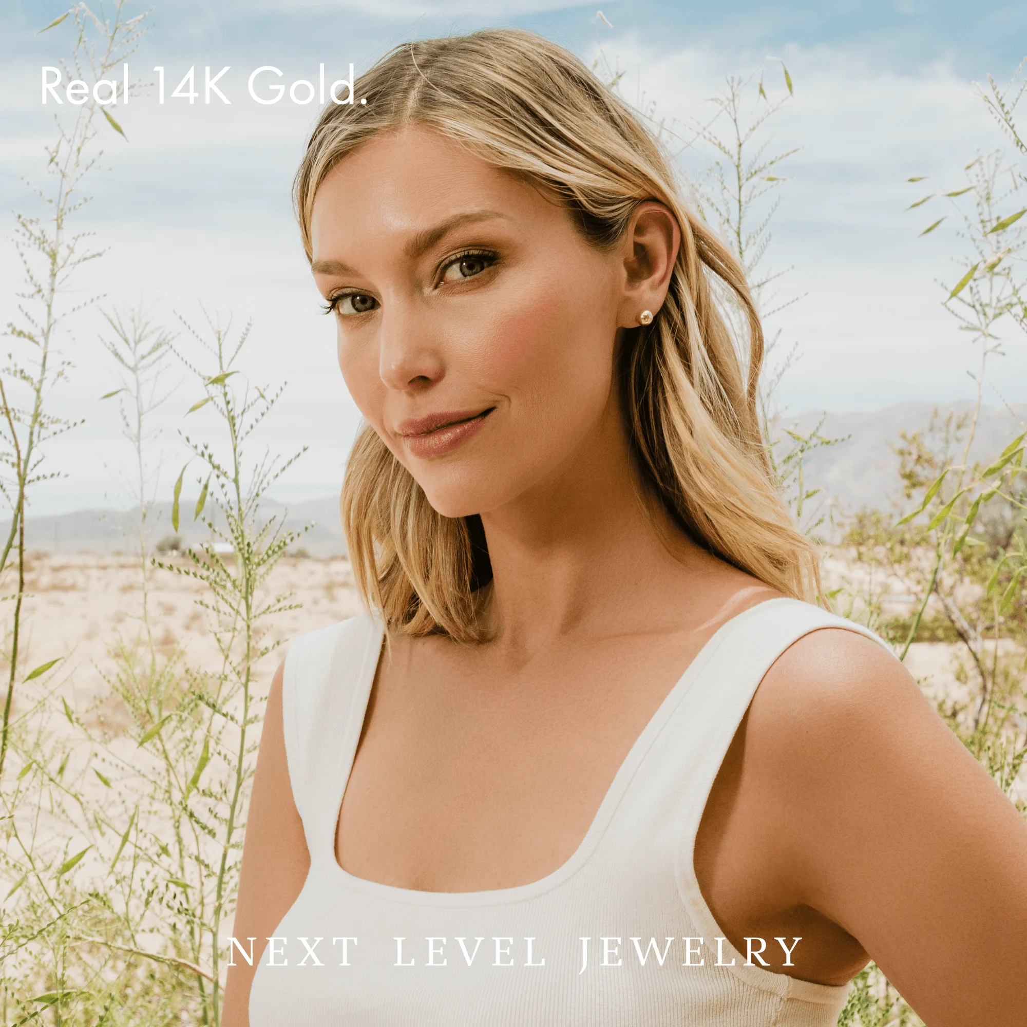 14K Gold Polished Ball Gold Stud Earrings 3MM-8MM, Available in Yellow, White, & Rose, 14K Gold Earrings, Next Level Jewelry