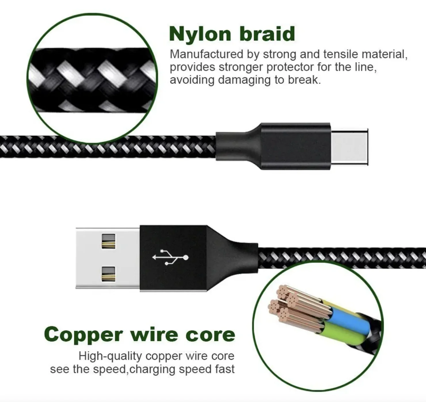 Sony PlayStation 5 DualSense Wireless Controller Black with 10ft USB-C Cable- Bundle