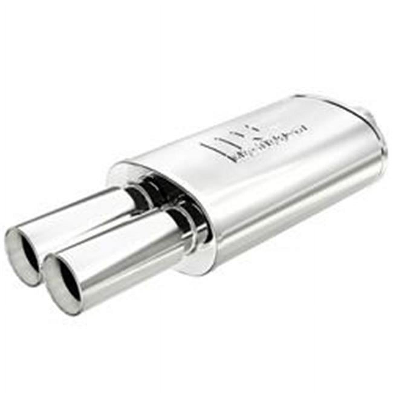 14 x 5 x 8 in. Mirror Stainless Steel Street Series Muffler & Tip Combos