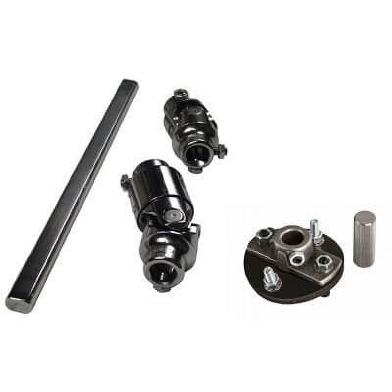 Detroit Speed 092507DS Int Shft W/Vr Plain Steel Rag Joint Conv