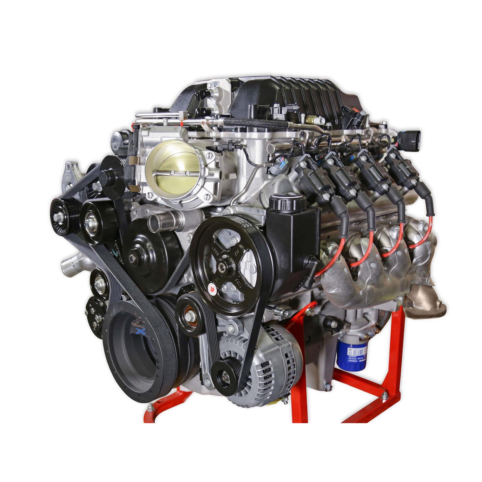 Holley 20-163BK Low Mount LSA Complete Accessory Drive Alt, P/S & A/C Black