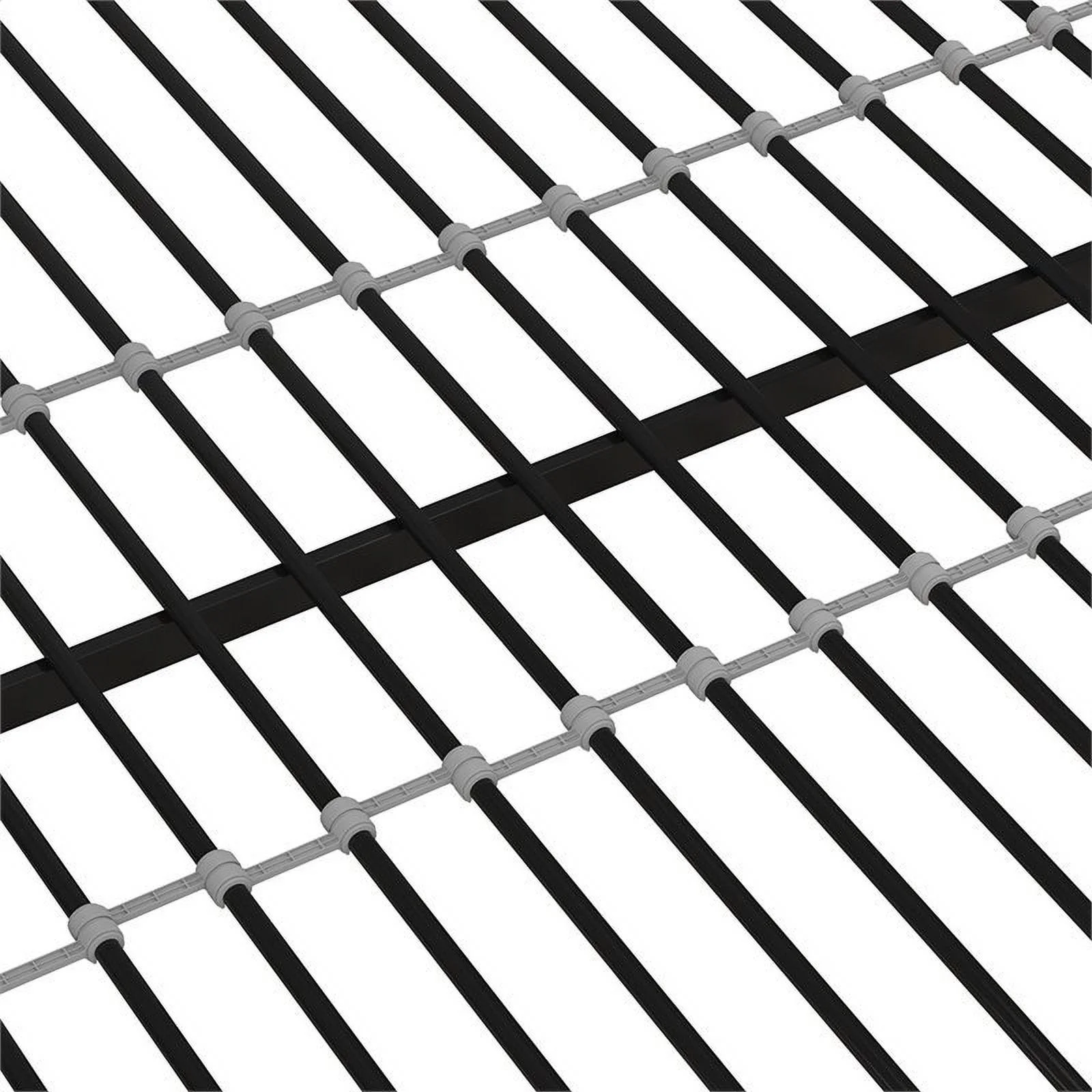 DHP Mabel Twin Over Full Metal Bunk Bed in Black