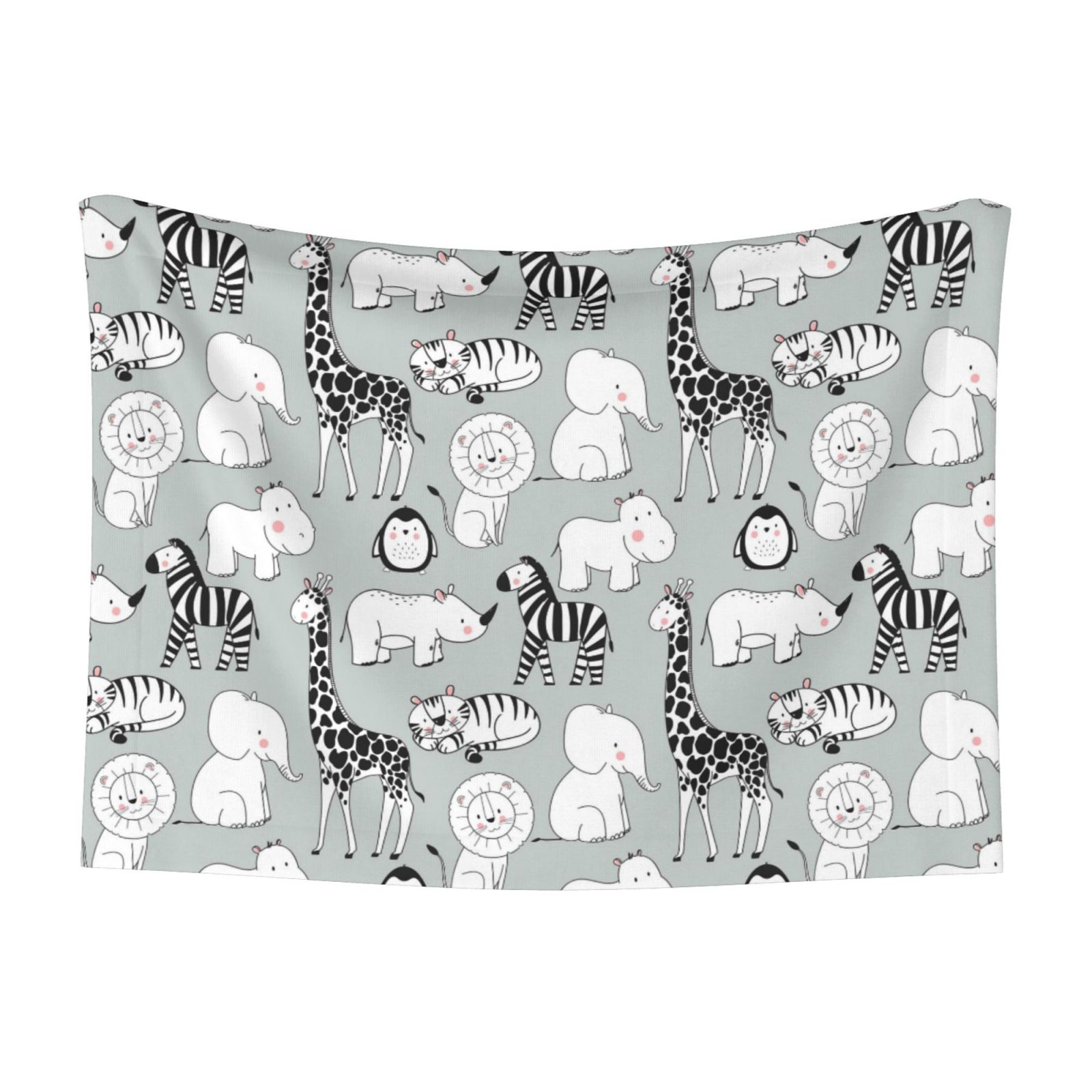 Junzan Waterproof Pet Blanket Dog Blankets,African Animals Pattern Printing Super Soft Warm,Urine Proof Washable Outdoor Pet Blanket For Puppy Large Dogs & Cats