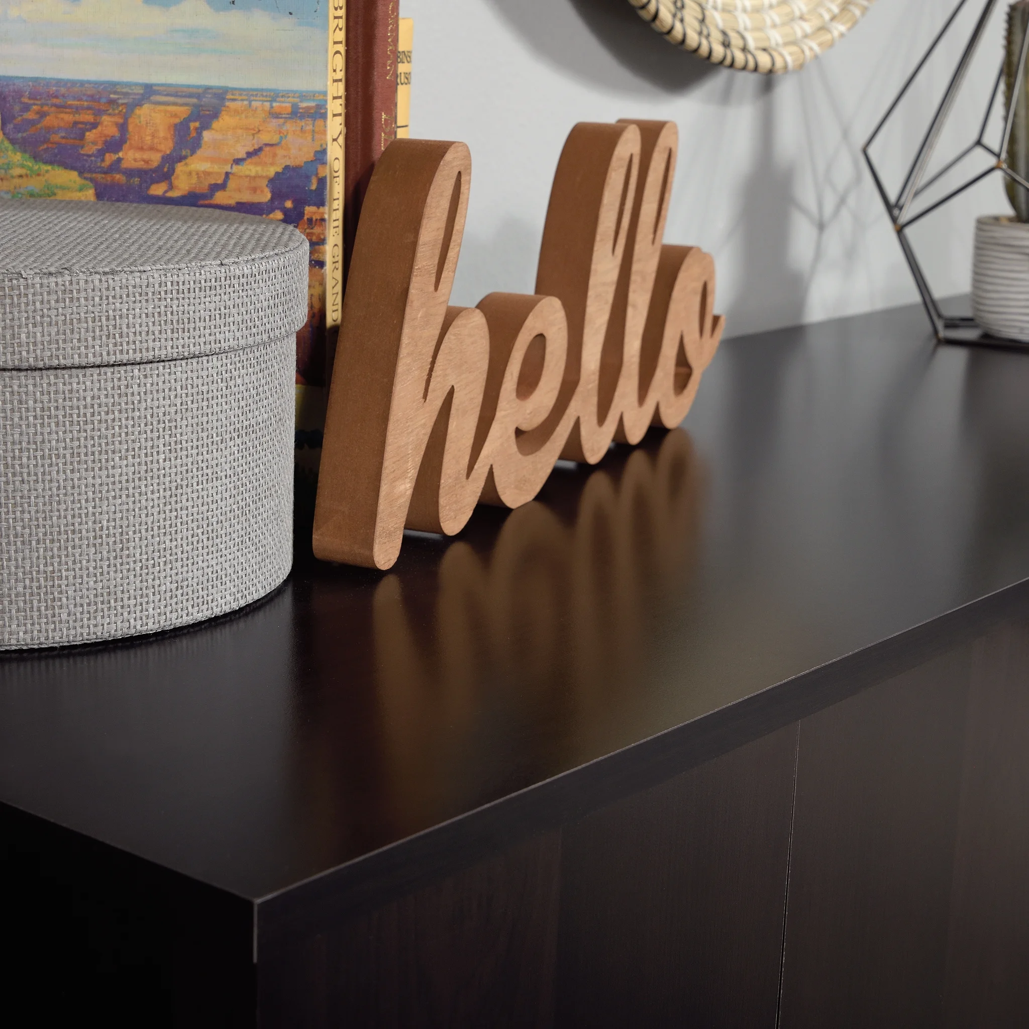 Sauder Beginnings Dresser, Cinnamon Cherry Finish