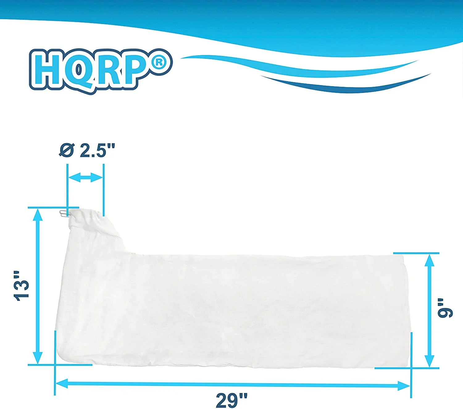 HQRP 3-Pack Dust Collector Bag for Bosch GTS1031, GTS1041A, 4000, 4100, 4100-09 Worksite Jobsite Tablesaws