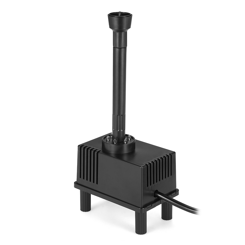 Pristin Fountain Pump,10W Submersible Water Fish Tank Pond LED Fish Tank Water Pump Pond Bath 600L/H Pump LED Fish 600L/H  lder Bb Socket Day 2 Modes LED Lamp Base Bb Socket Day Base lder Bb