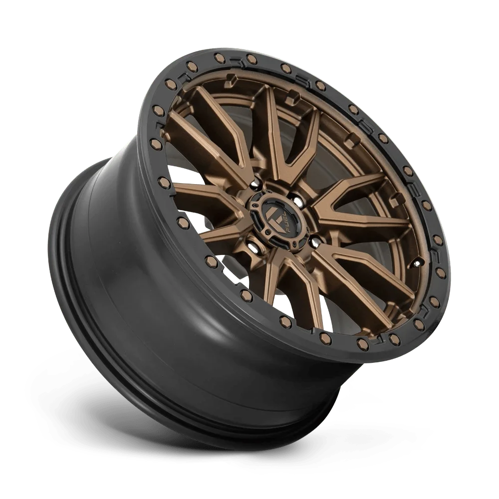 22x9 Fuel Off-Road D681 Rebel Matte Bronze Black Bead Ring Wheel 6x135 (20mm)