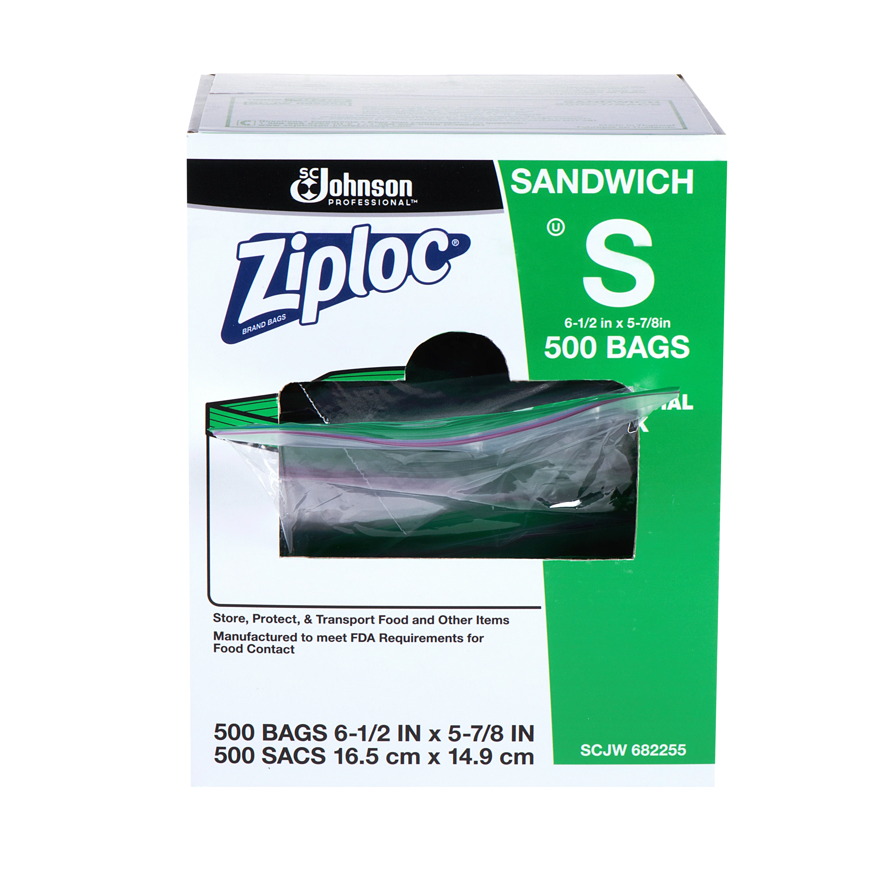 Ziploc Sandwich Bags 500 Ct