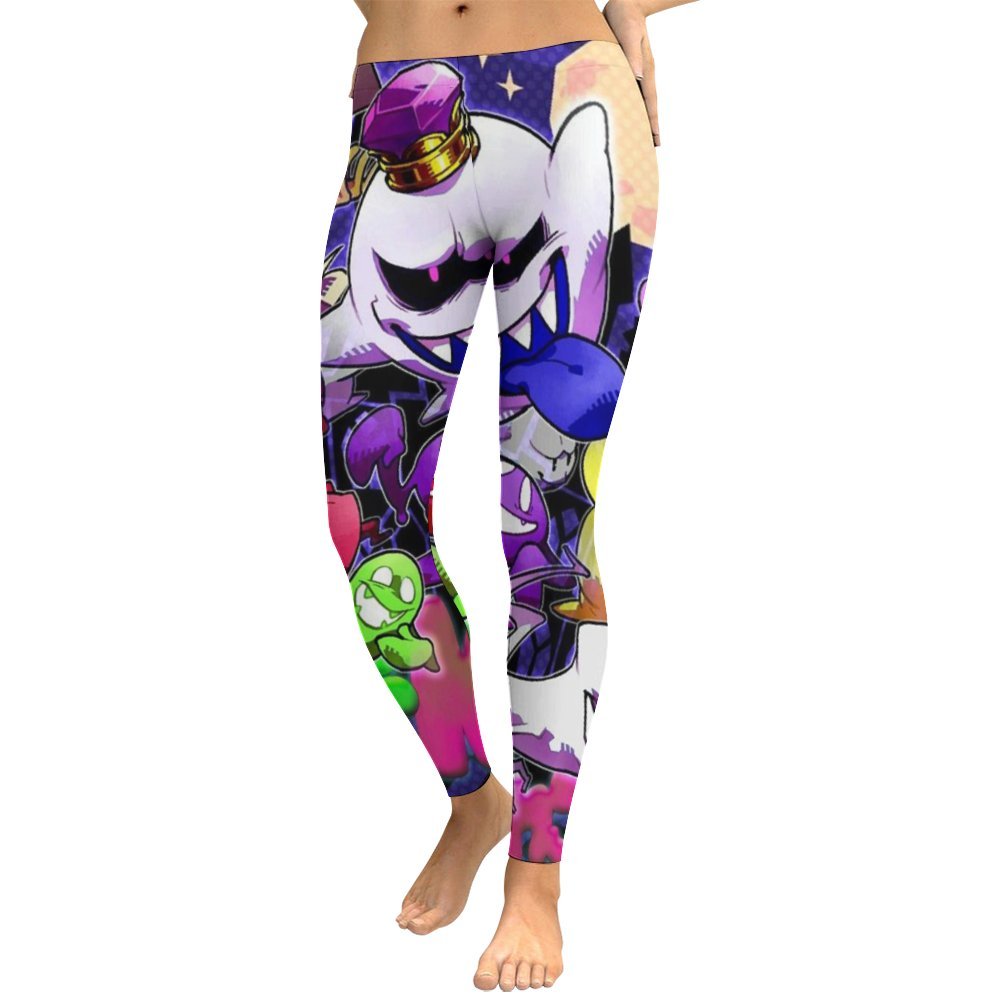 Game Luigi's Mansion Play Women's Yoga Pants High Waisted Tummy Control Non See-Through Running Workout Leggings Athletic Pant