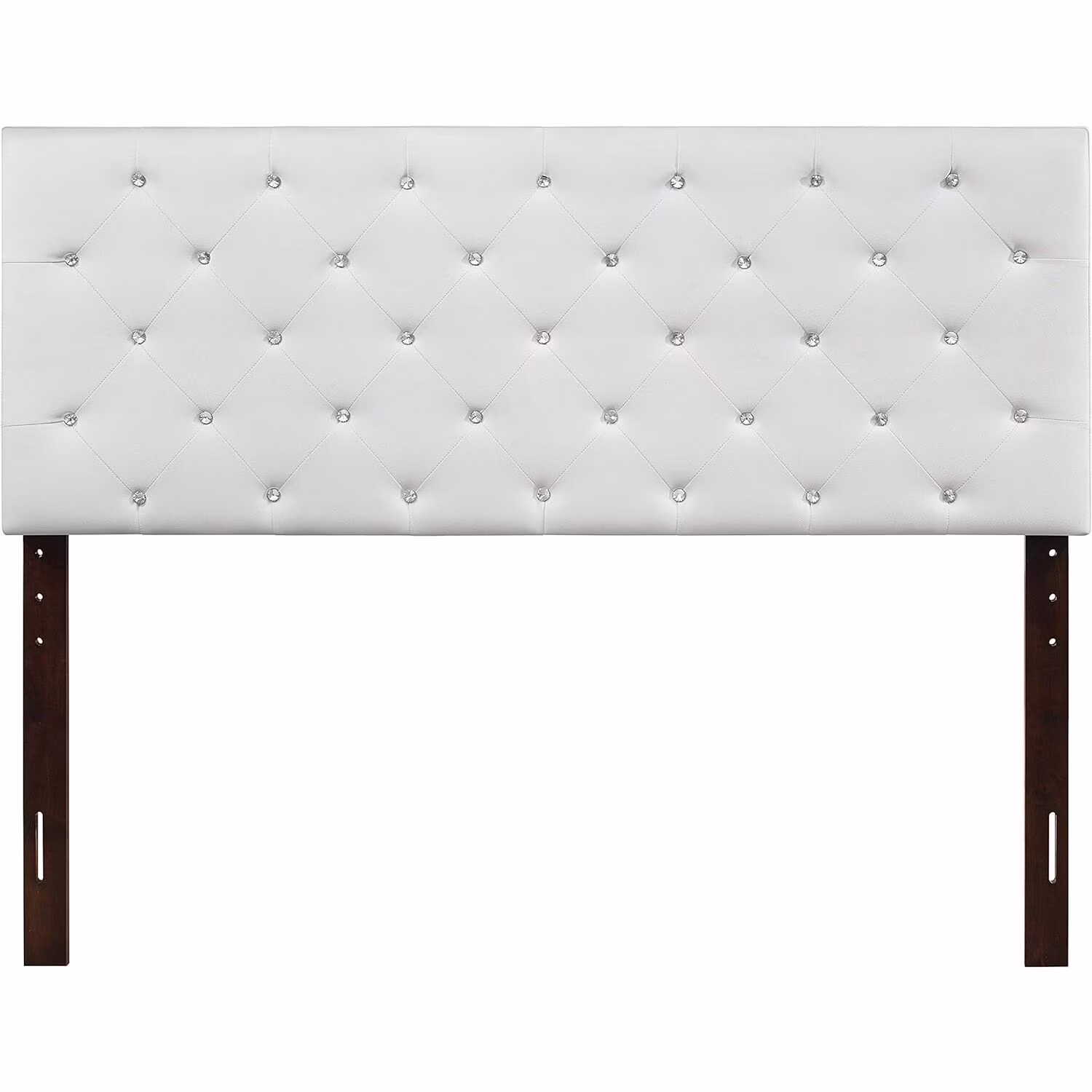 HomeStock Super Global Glam King Headboard , White