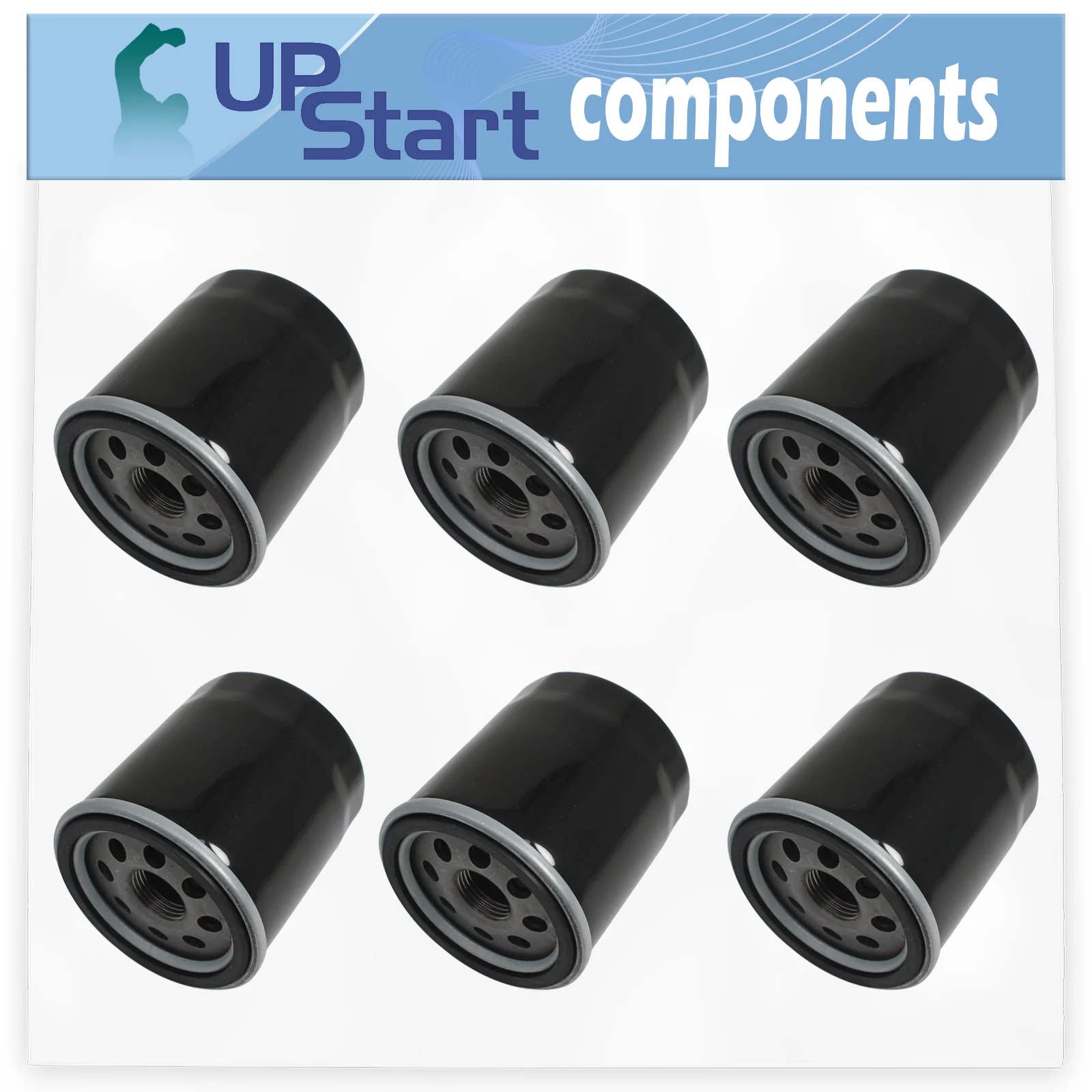 6-Pack AM107423 Oil Filter Replacement for Cub Cadet M60-KW (53AB5D8X150) (2003) Tank 25 Hp Kawasaki - Compatible with 49065-2071 49065-7010 Oil Filter