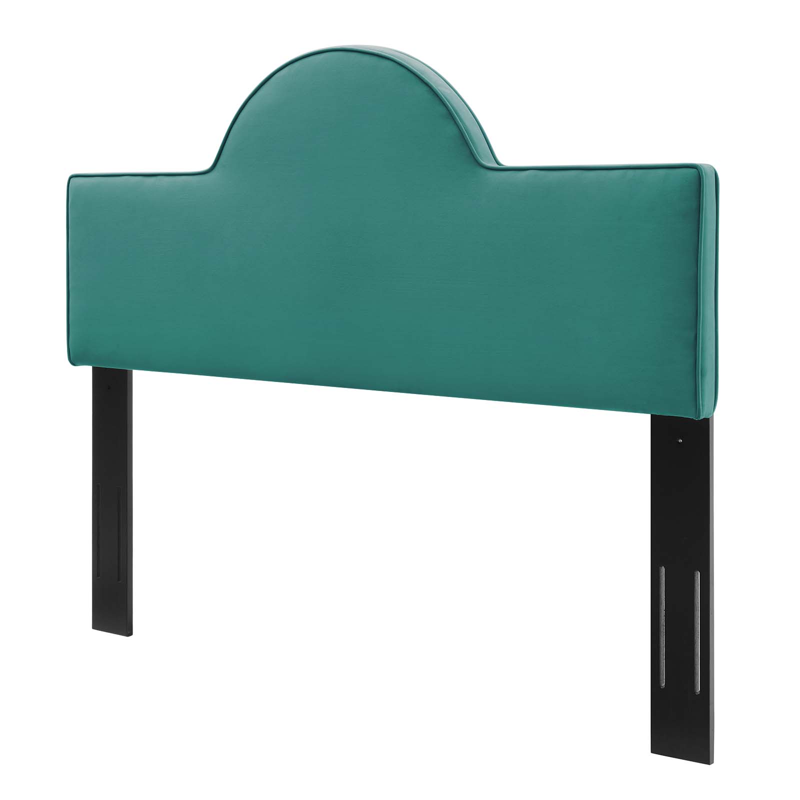 Headboard, Twin Size, Velvet, Teal Blue, Modern Contemporary Urban Design, Bedroom Master Guest Suite