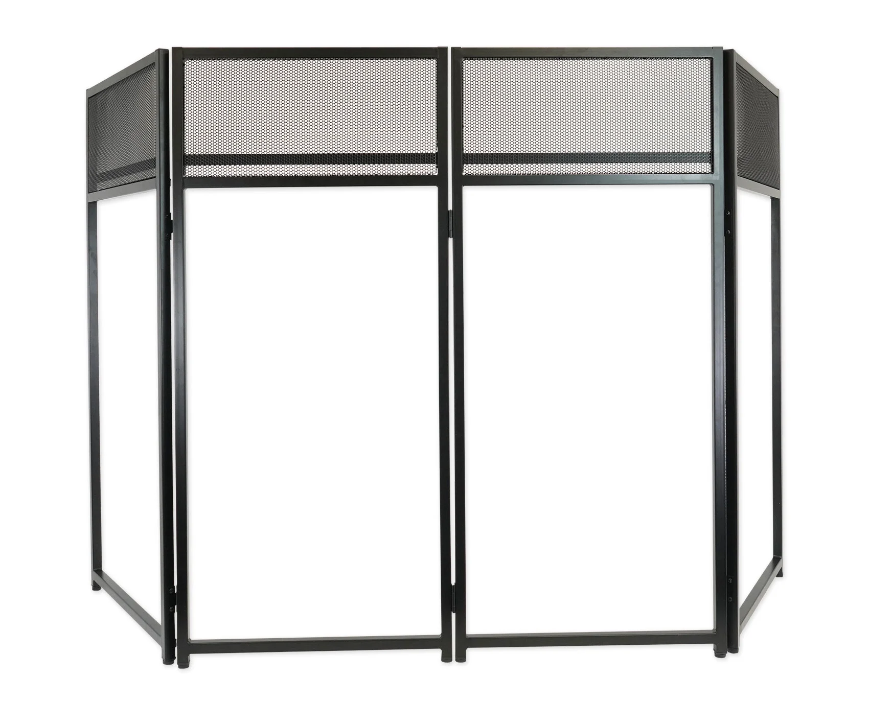 Rockville ROCKBOOTH DJ Event Booth Facade w/Built in Table+Travel Bag+Scrims