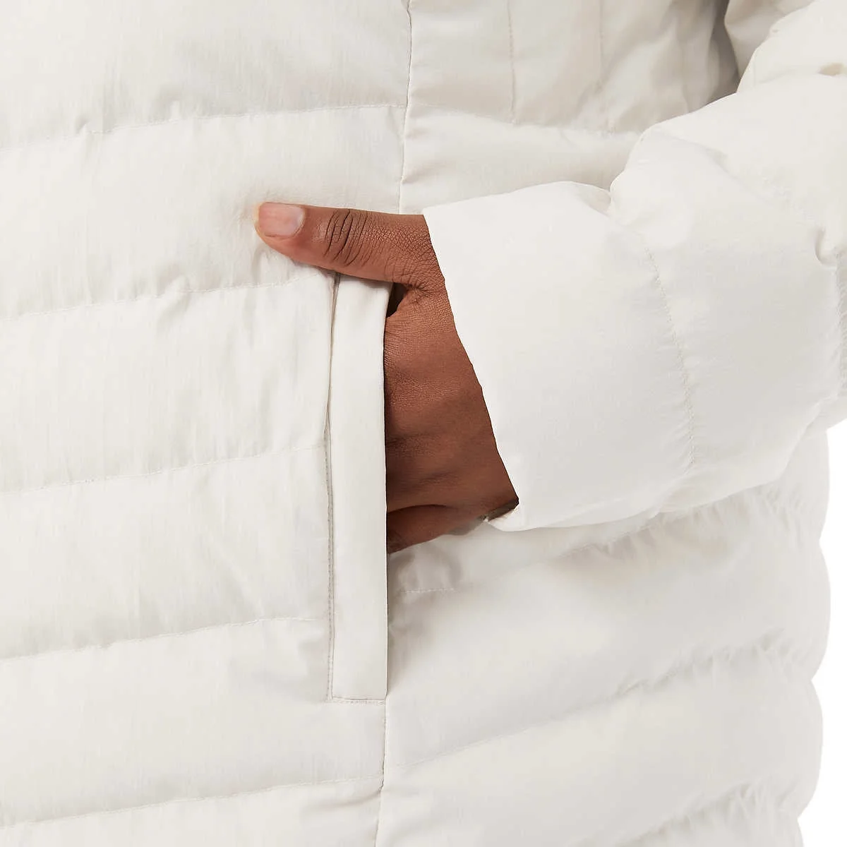 32 DEGREES Women's Full Zip Water Resistant Power Tech Jacket with Fixed Hood