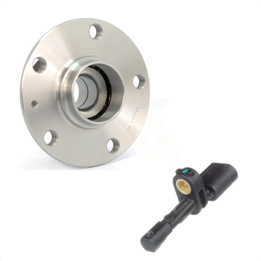 Transit Auto - Rear Wheel Hub Bearing And ABS Sensor Kit For Volkswagen Jetta GTI Audi A3 Golf e-Golf SportWagen Sportback e-tron K7S-100694