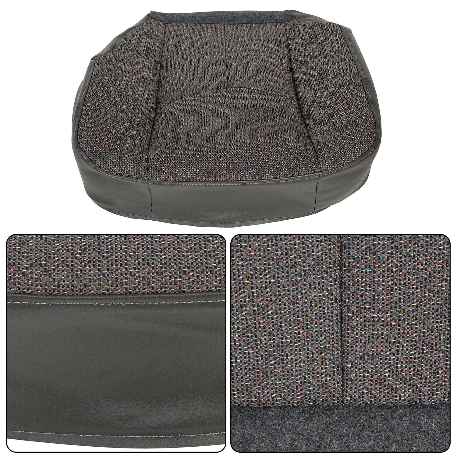 Driver Bottom Seat Cover For Classic Silverado Dark Gray Cloth