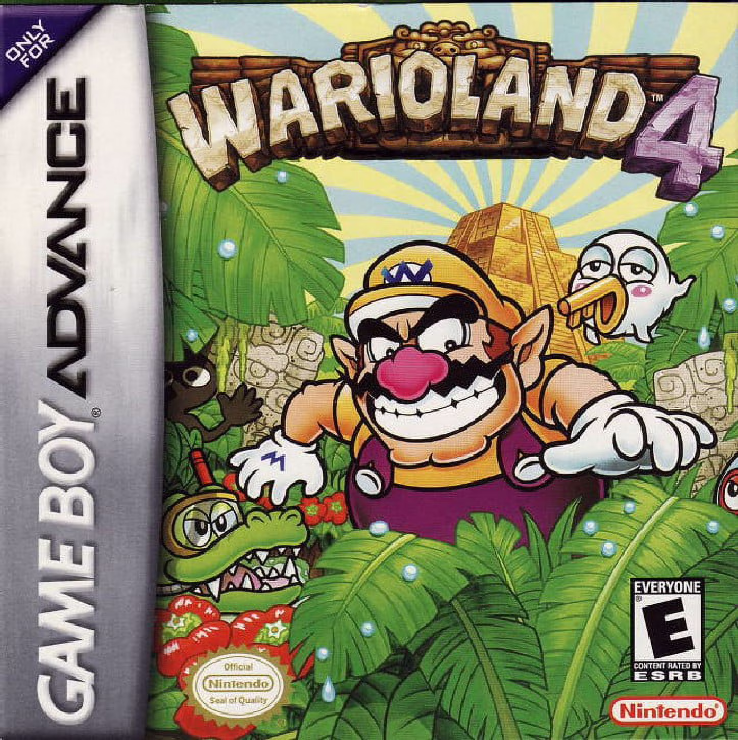 Restored Wario Land 4 (Nintendo GameBoy Advance, 2001) Adventure Game (Refurbished)