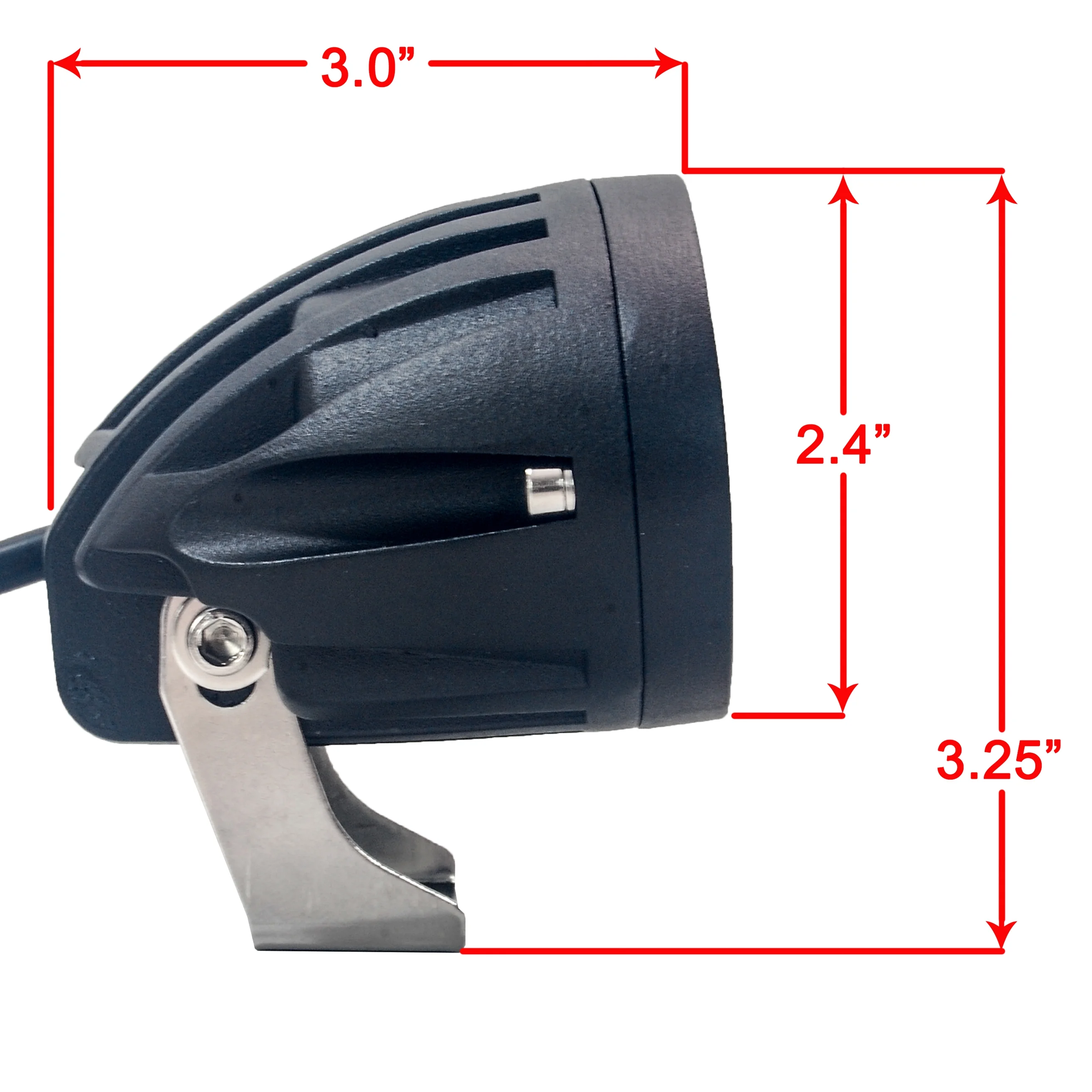 OZ-USA E-bike High Output LED Headlight Neon Yellow Compatible with Vamoose Mammoth Rad Power Bikes RadMini RadRover RadExpand RadRunner