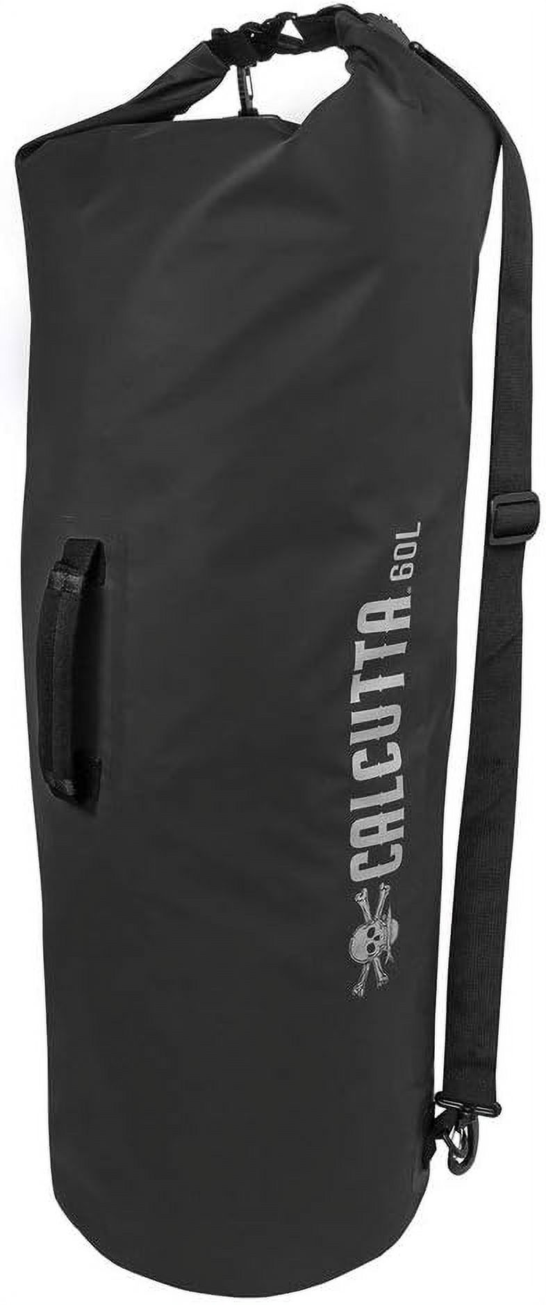 Outdoors Waterproof Dry Bag, 60 Liter, Black – Lightweight Roll Top Gear, Adjustable Backpack Strap For Kayaking, Fishing, Beach, Canoe, Swimming, Boating, Camping