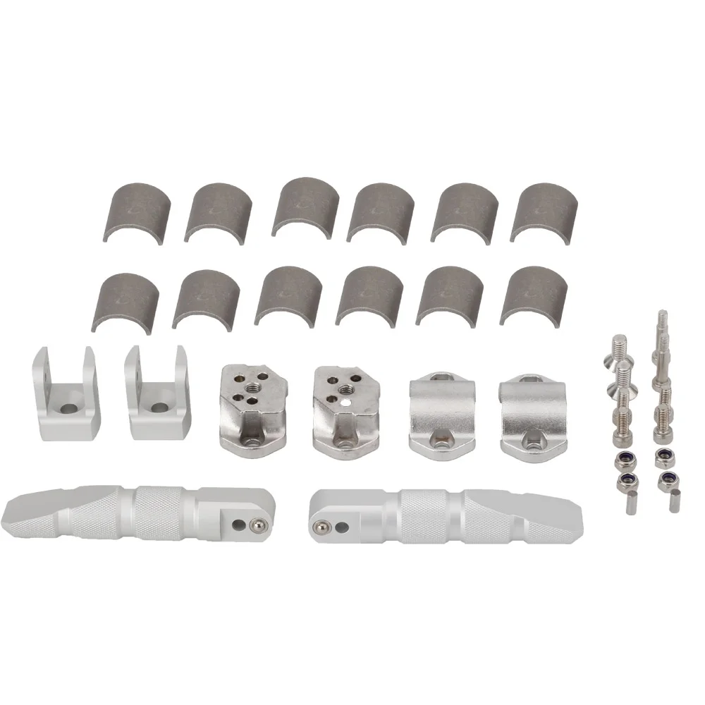 For Honda CB125F CB300F CB500F CB650F CB500X CB1100 CB1100RS CB1100EX ALL Year Universal Motorcycle 360 Rotatable Highway Crash Bar Foot Pegs