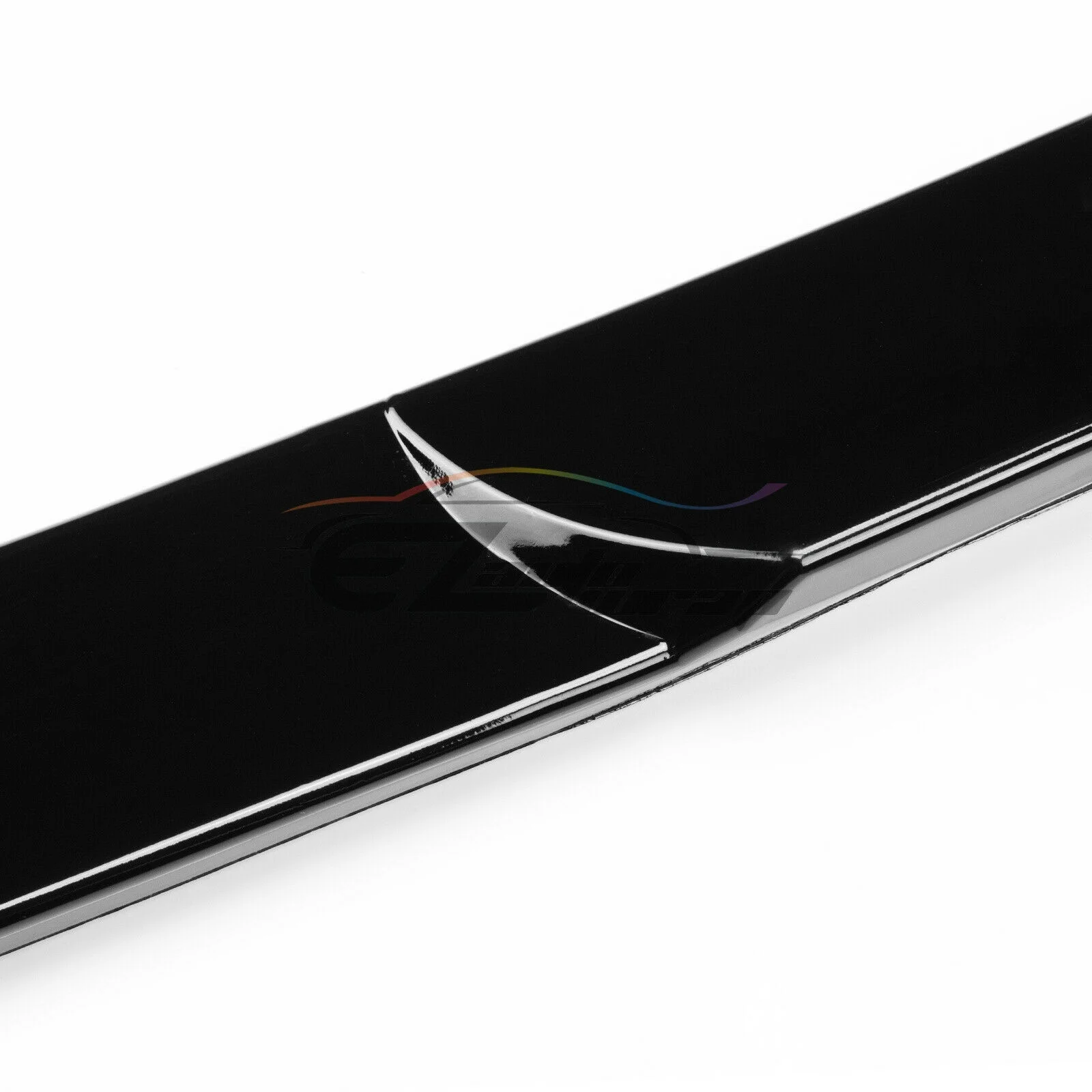 Universal Fit Gloss Black Glossy Top Roof Spoiler Wing Adjustable Splitter Kit