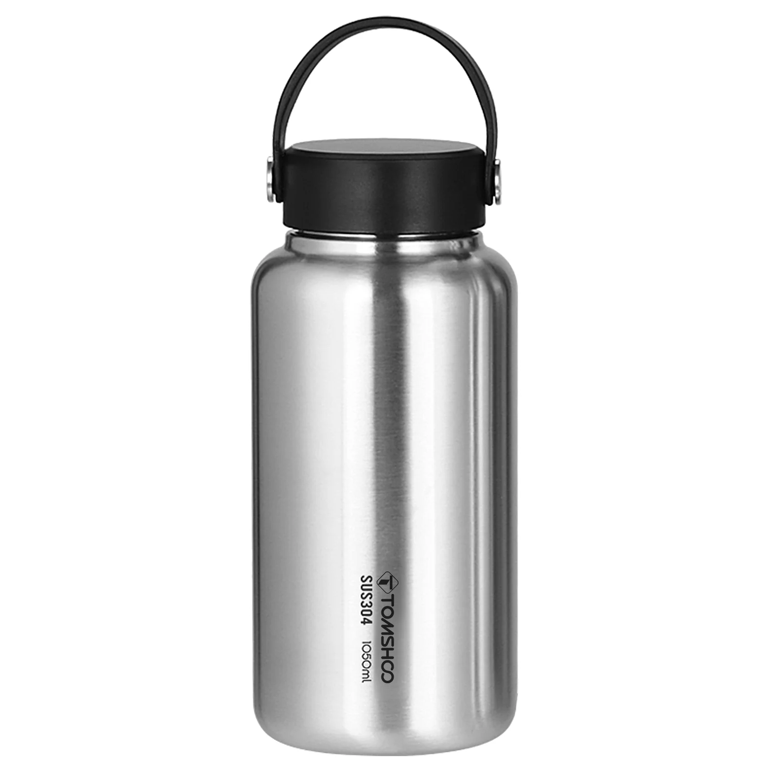 1050ml Stainless Steel Bottle Leak Proof Sports Bottle with 750ml Cup Coffee Mug for Outdoor Camping Hiking Backpacking Fishing