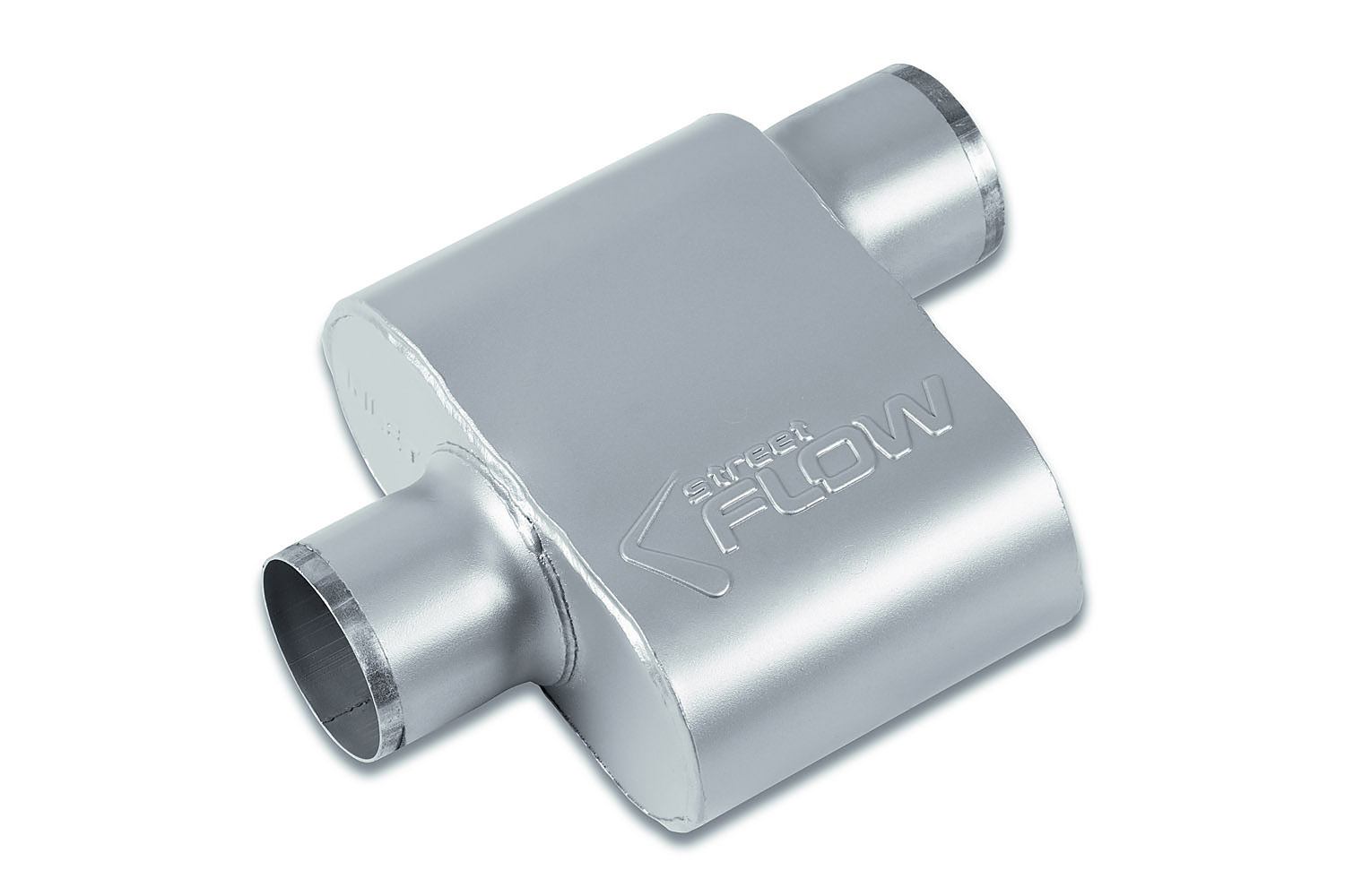 1 Chamber Street Flow Muffler 3.0' Center Offset 6.5' Oval B