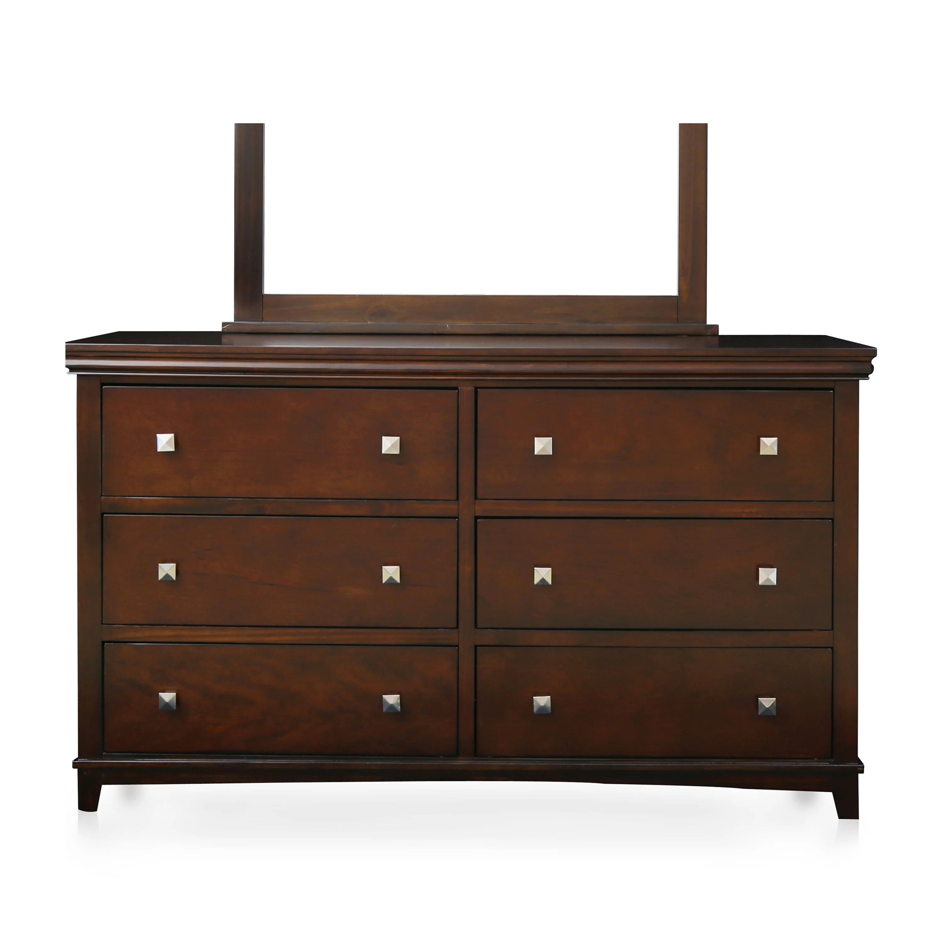 Furniture of America Katherine Transitional 6-Drawer Dresser, Espresso