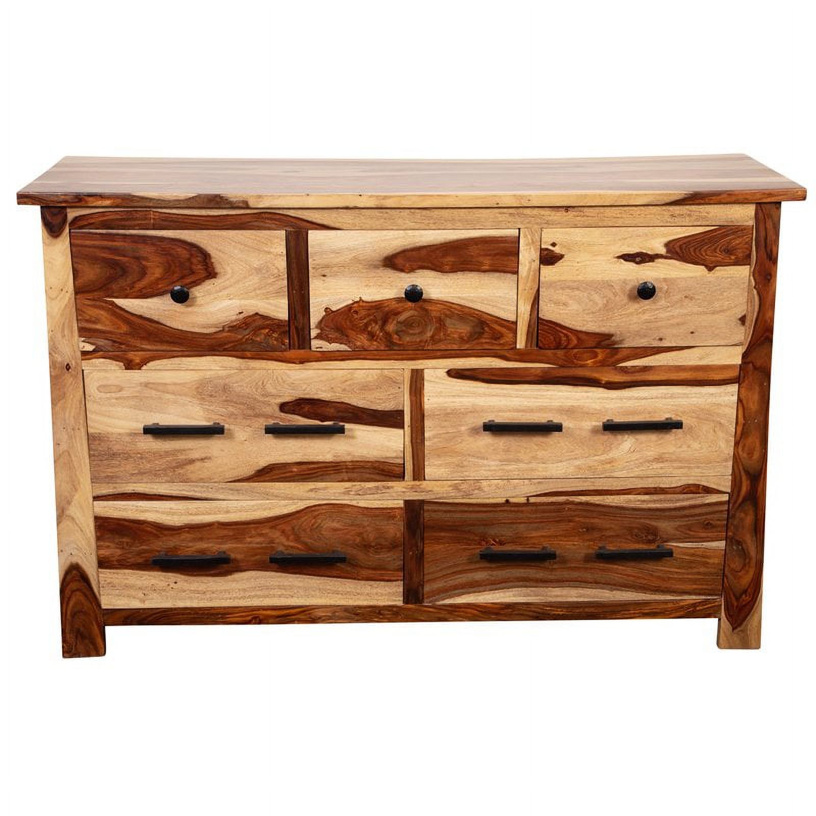 Missoula Solid Sheesham Wood 7 Drawer Dresser