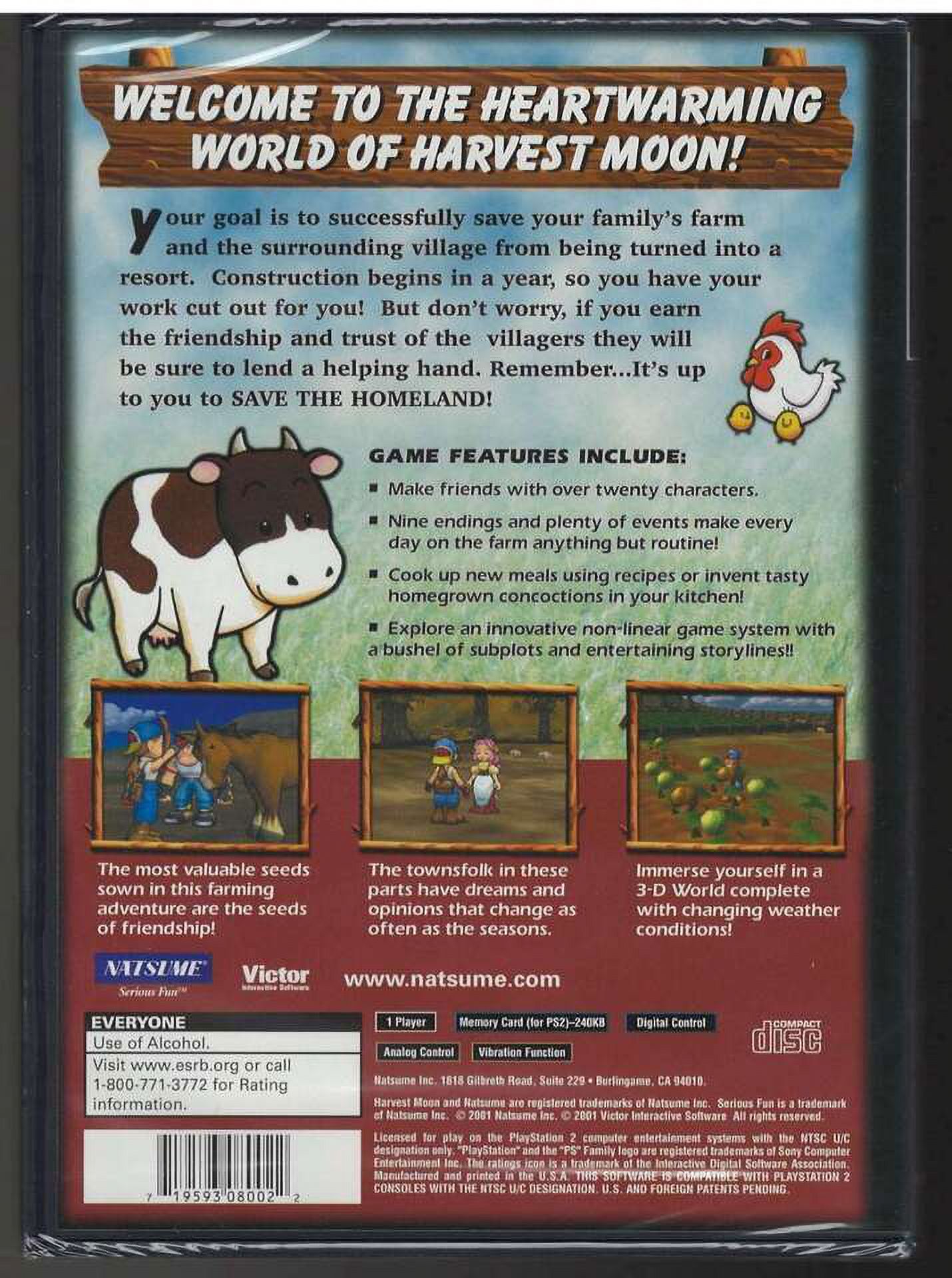 Harvest Moon: Save The Homeland PS2 (Brand New Factory Sealed US Version) Playst