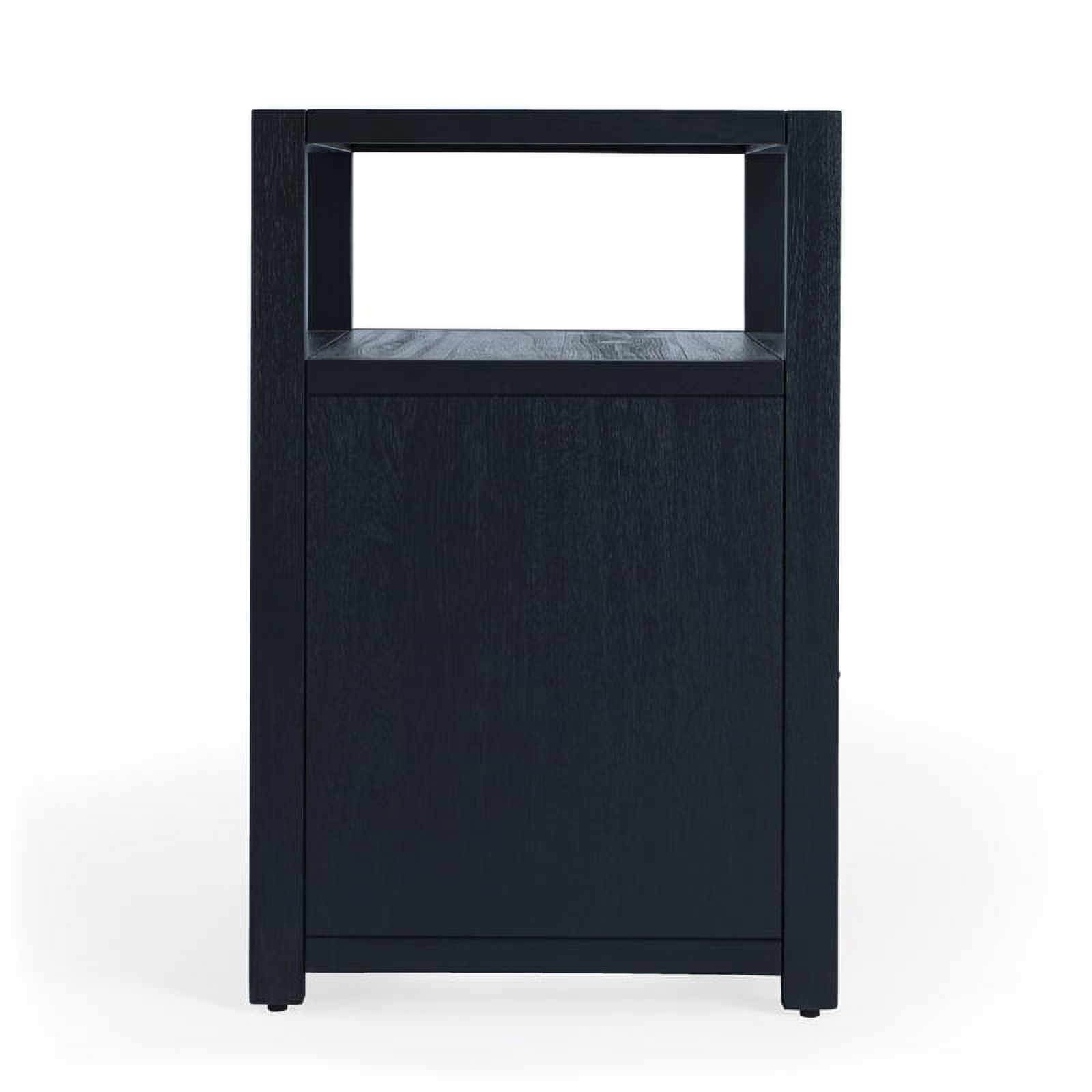 Home Square 3-Piece Set with Dresser and 2 Nightstands in Navy Blue