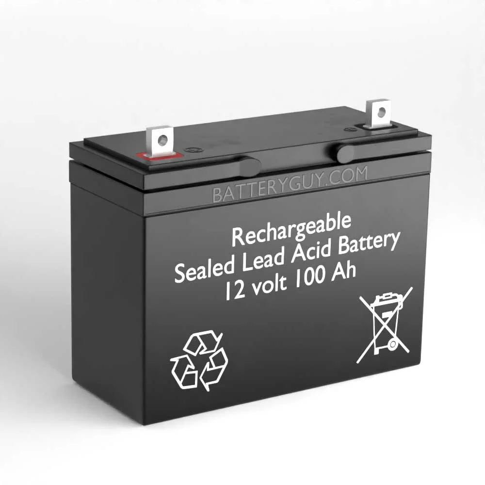 BatteryGuy Island Hopper Hobie Outback replacement 12V 100Ah battery - BatteryGuy brand equivalent