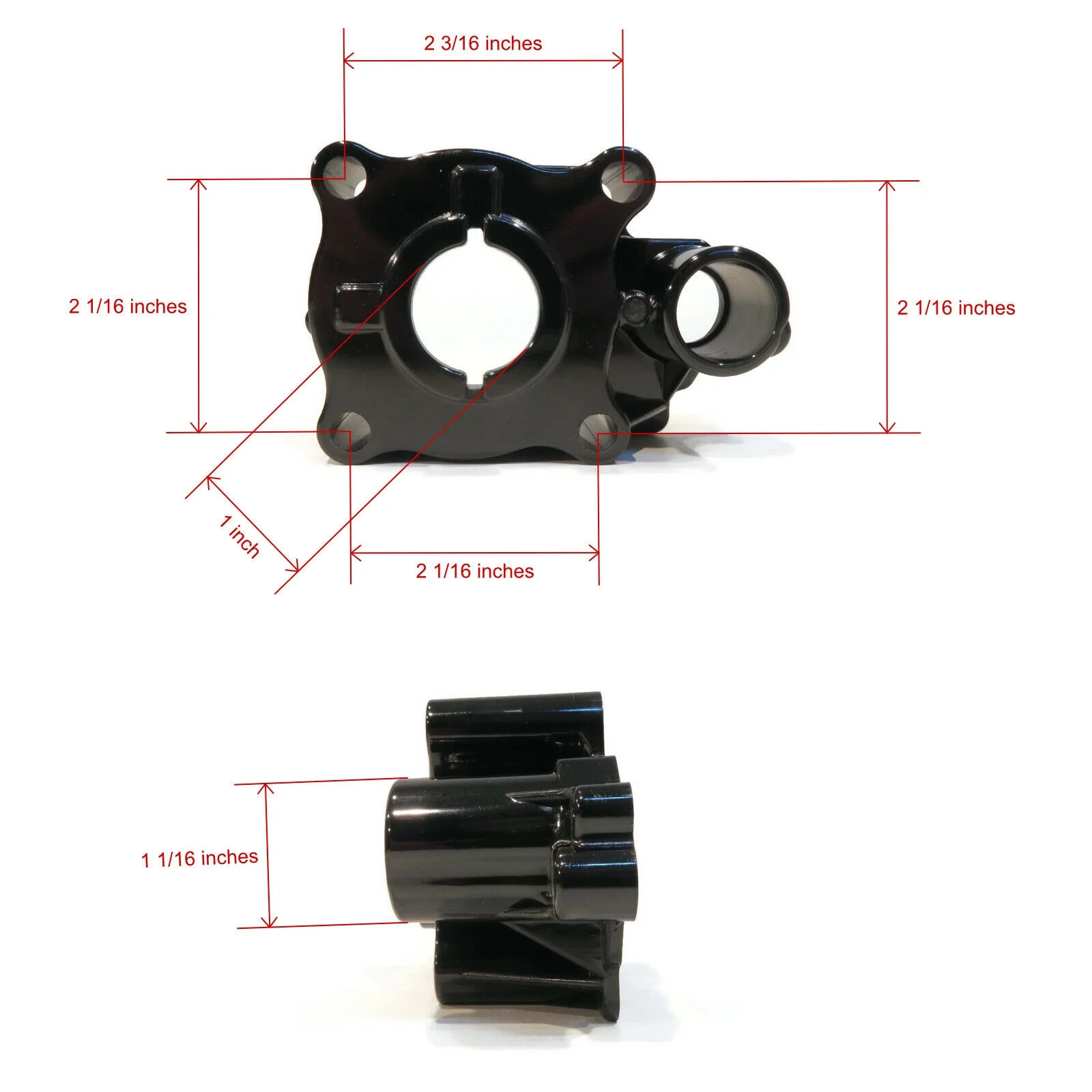 The ROP Shop | Water Pump Kit For 1990 Mercury Force 120 HP H1201F90D, H1201X90B, H1208A90B