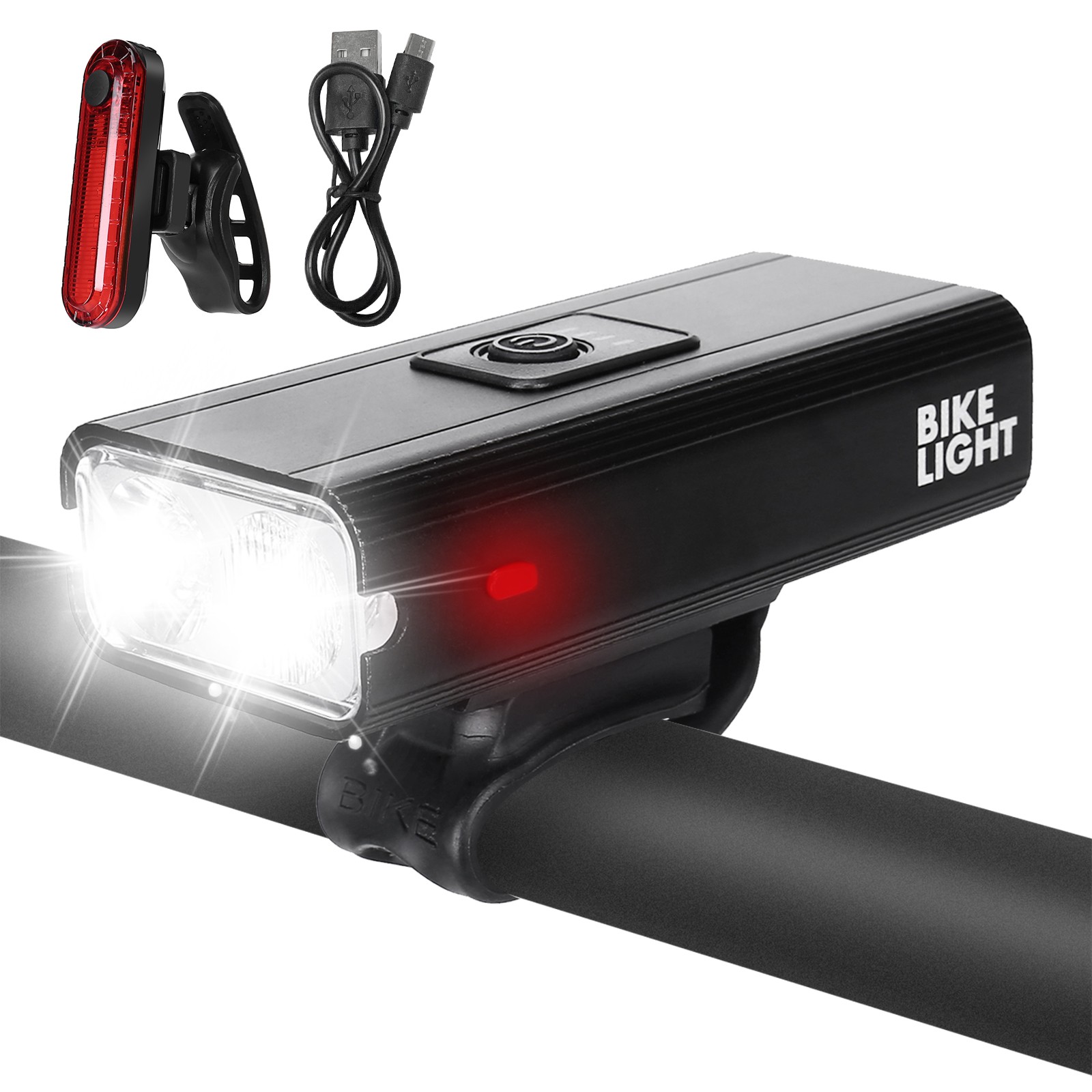 Mnycxen Ultra Bright Bike Light Set IPX6 Bike Lamp Cycling Front Headlight And Taillight