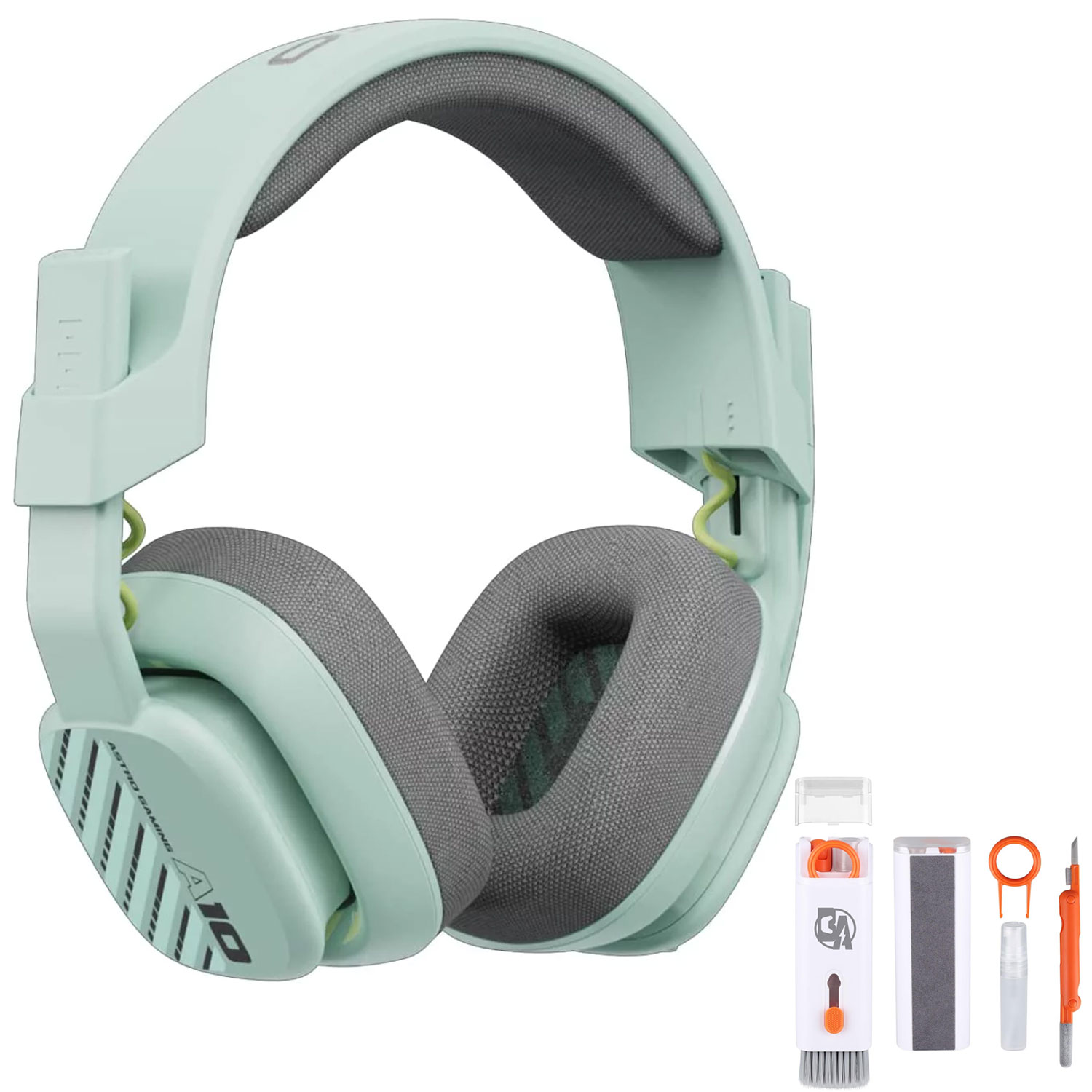 Astro Gaming A10 Gen 2 Wired Stereo Over-the-Ear Gaming Headset Mint With Bolt Axtion Cleaning Kit Bundle Used