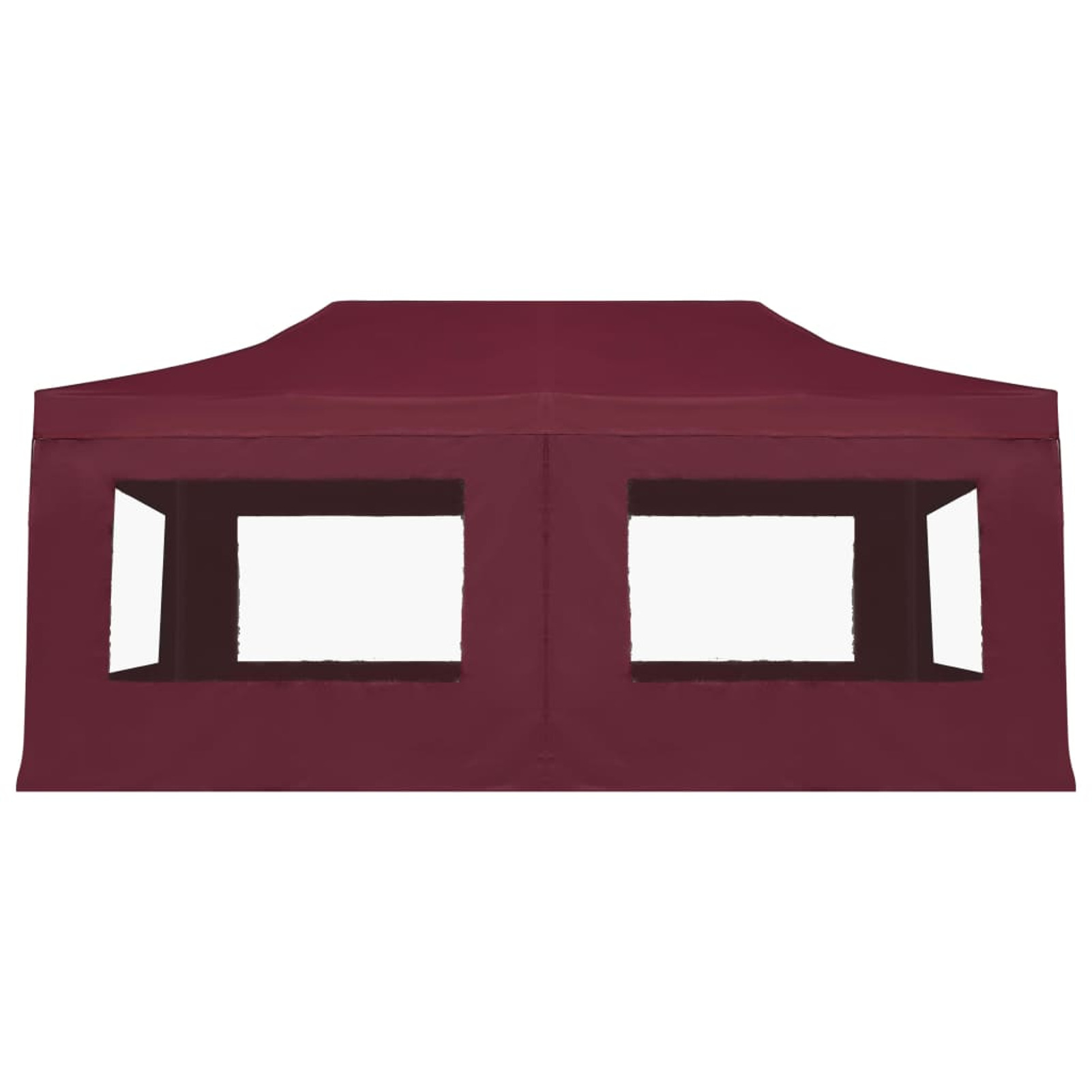 Carevas Professional Folding Party Tent with Walls Aluminum 19.7'x9.8' Red