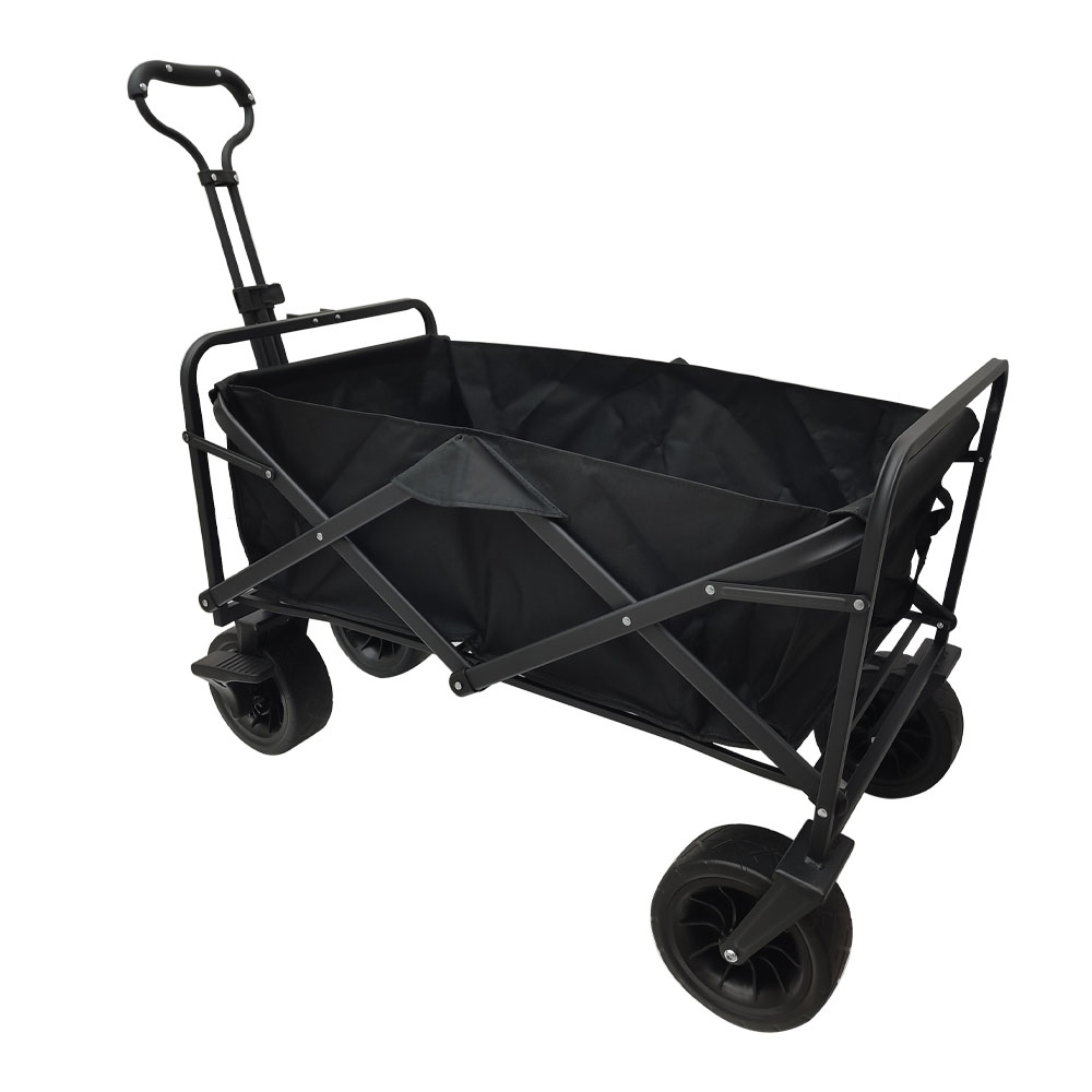 Techtongda Outdoor Hand-pulled Folding Camper Collapsible Folding Outdoor Utility Wagon