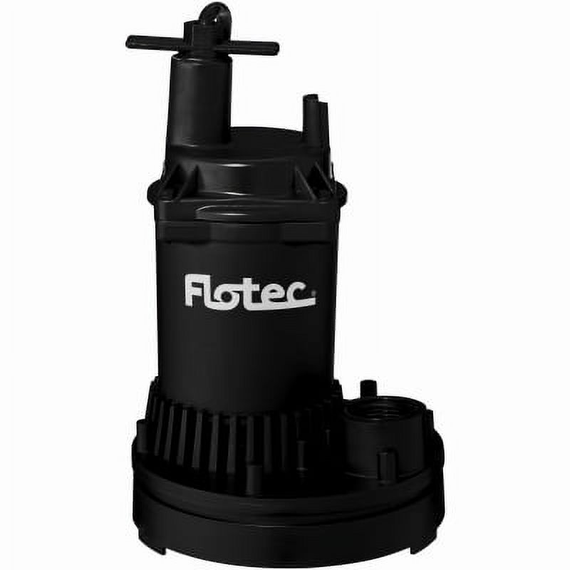 Pentair Flotec FP0S1250X 1/6 HP Water Removal Utility Pump. Thermoplas, Each