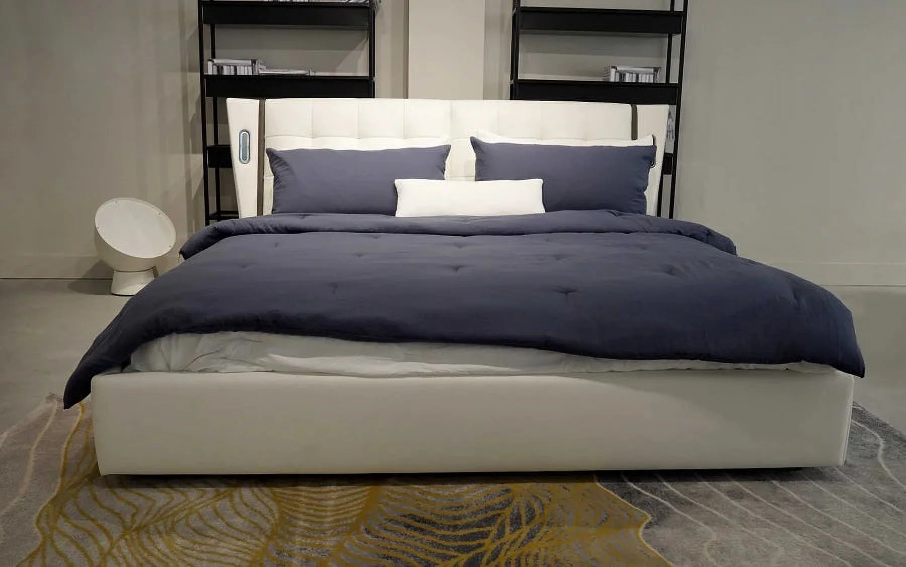 Mofit Home, NEBULOUS MODERN BED, King Size Bed, Bedroom, Furniture for bedroom, Bonded Leather