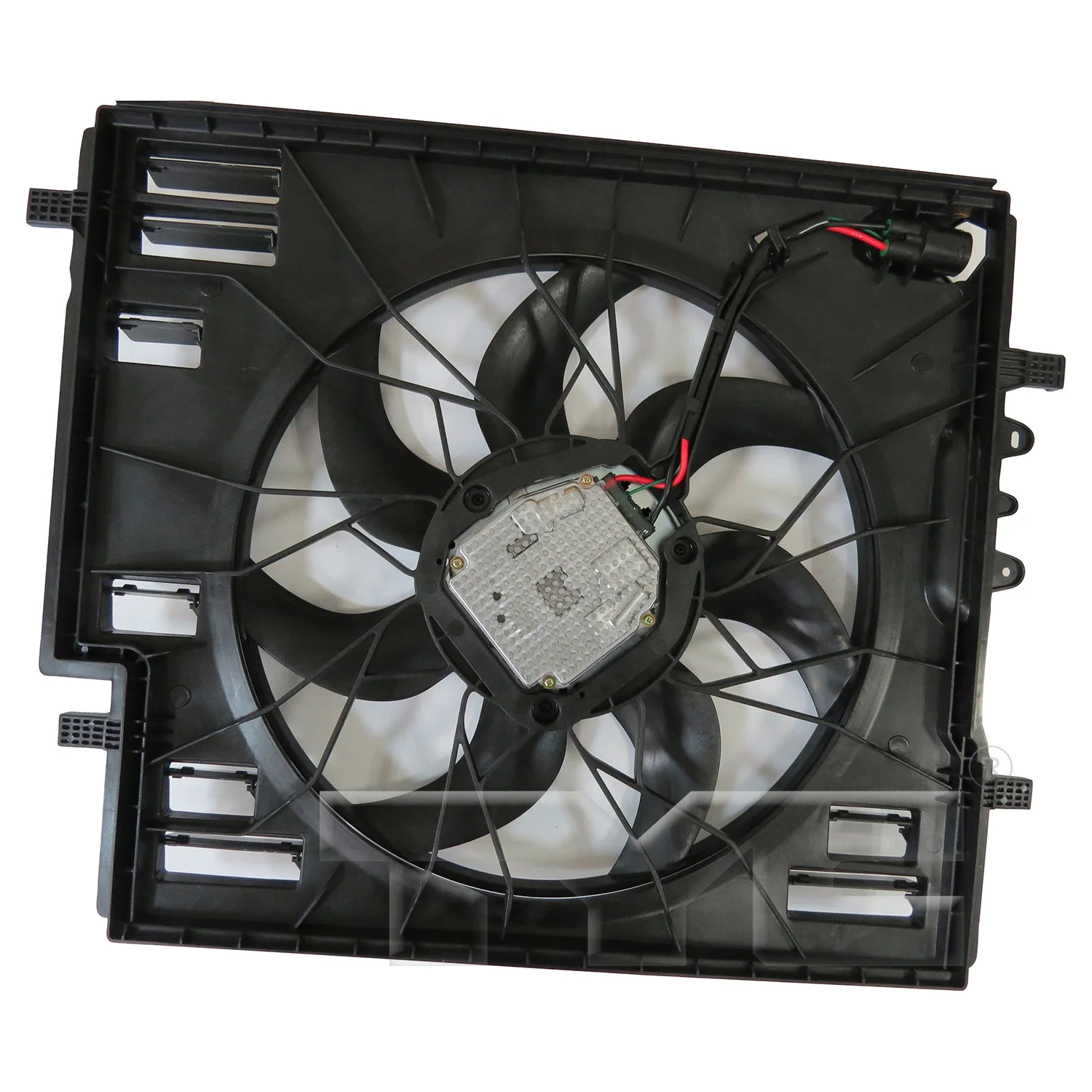 TYC A/C Radiator and Condenser Fan for 16-20 Volvo XC90 2.0L Turbo 316577725 Fits 2017 Volvo XC90