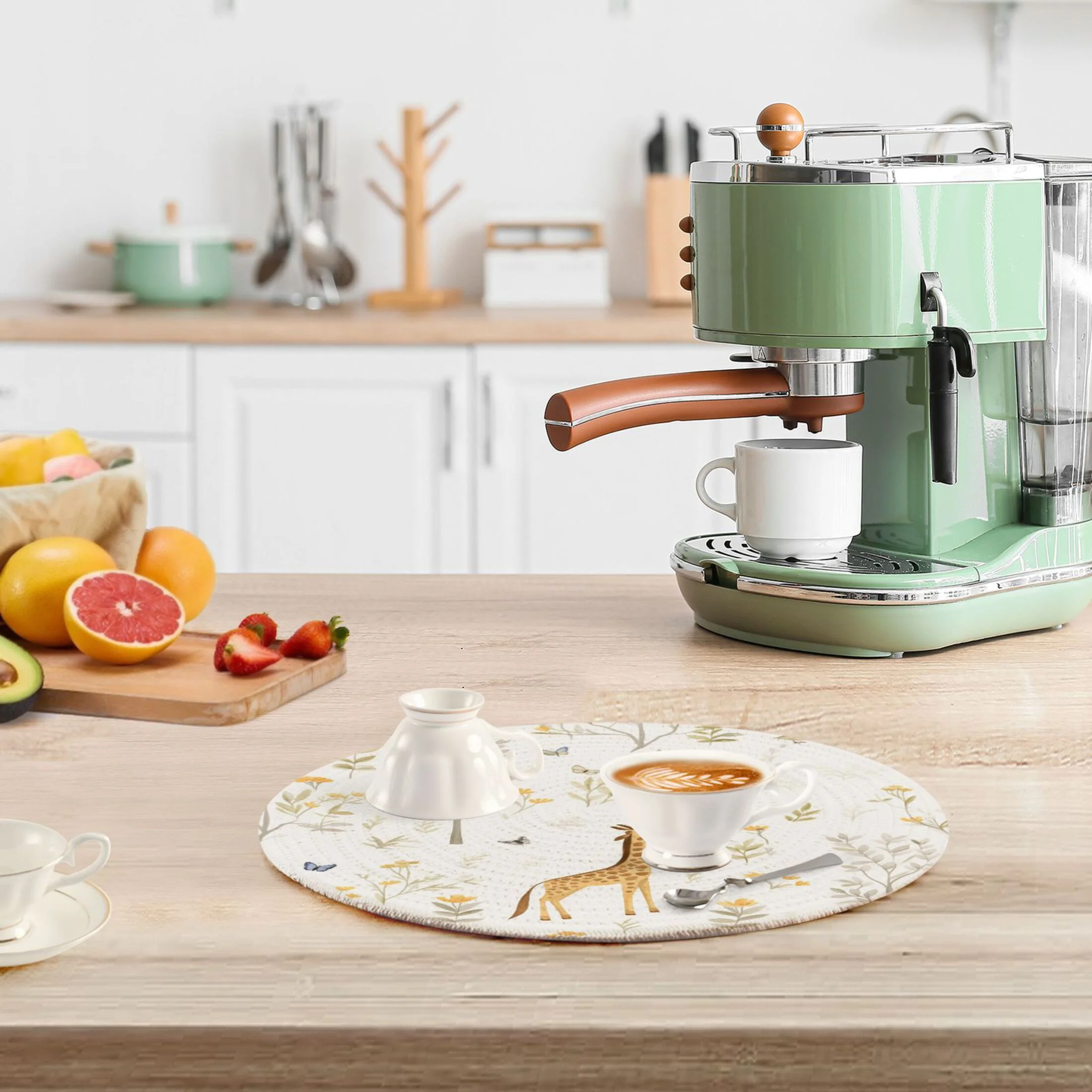 Giraffe in Trees 3 PCs Pot Holders Trivets Kitchen 15